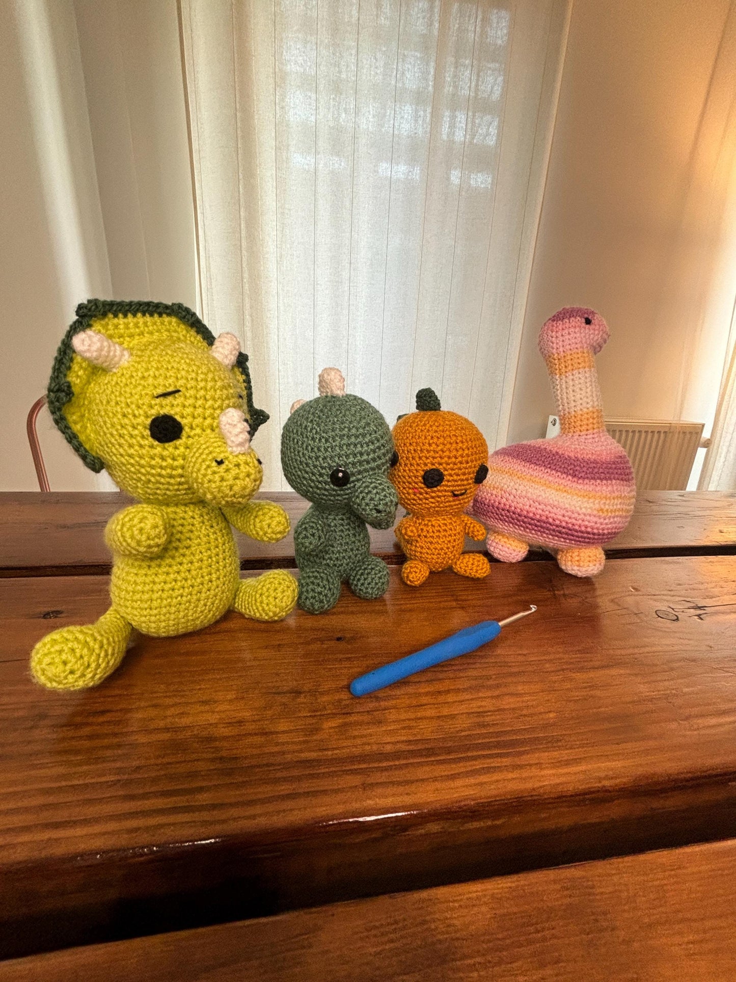 Dinosaur Crochet Pattern Bundle PDF โ 4 Cute Amigurumi Plushies | Beginner Friendly Crochet Toy Patterns | DIY Dino Gift | Digital Download