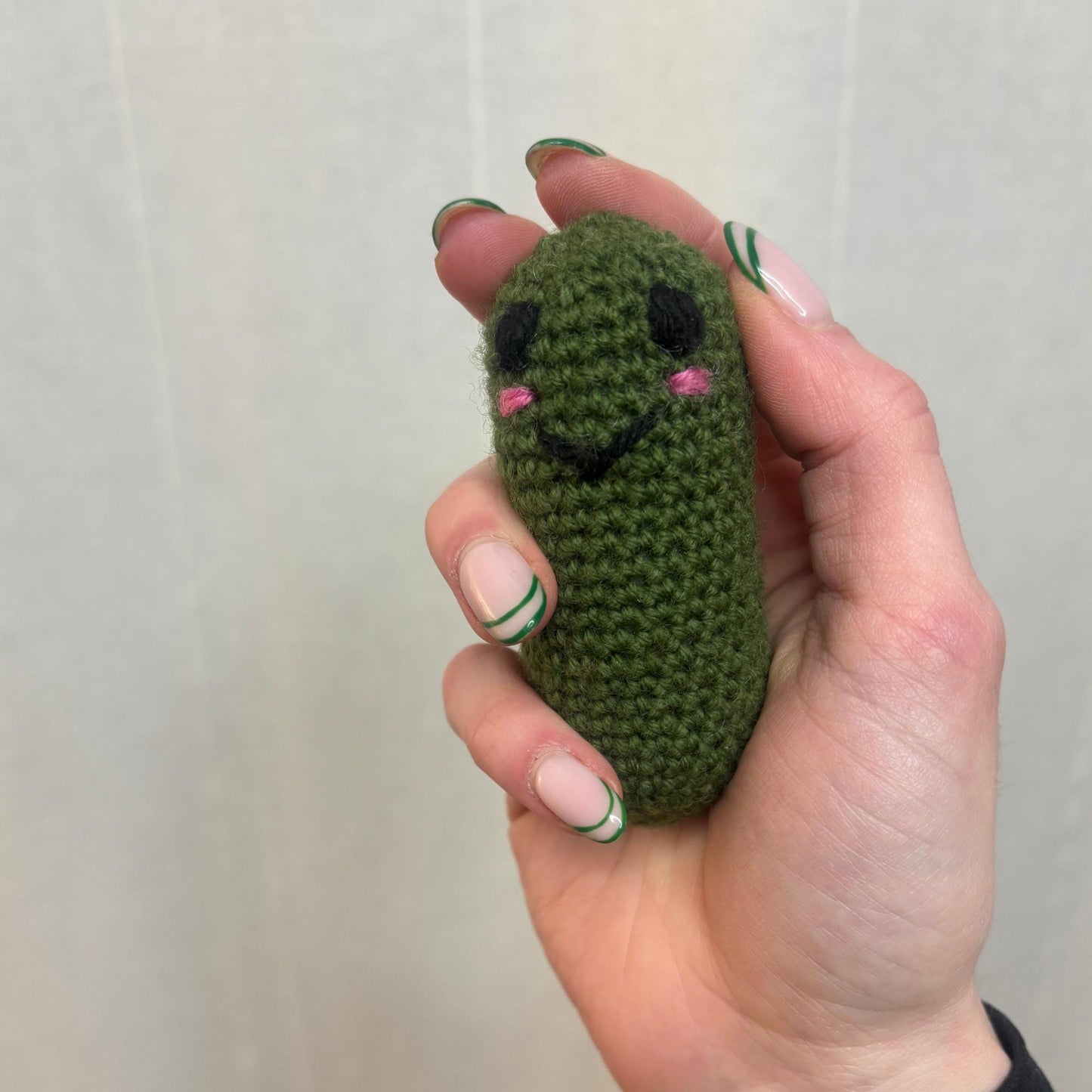 Pickle Crochet Pattern - Easy Crochet Pattern - Beginner Friendly - Food Crochet Pattern