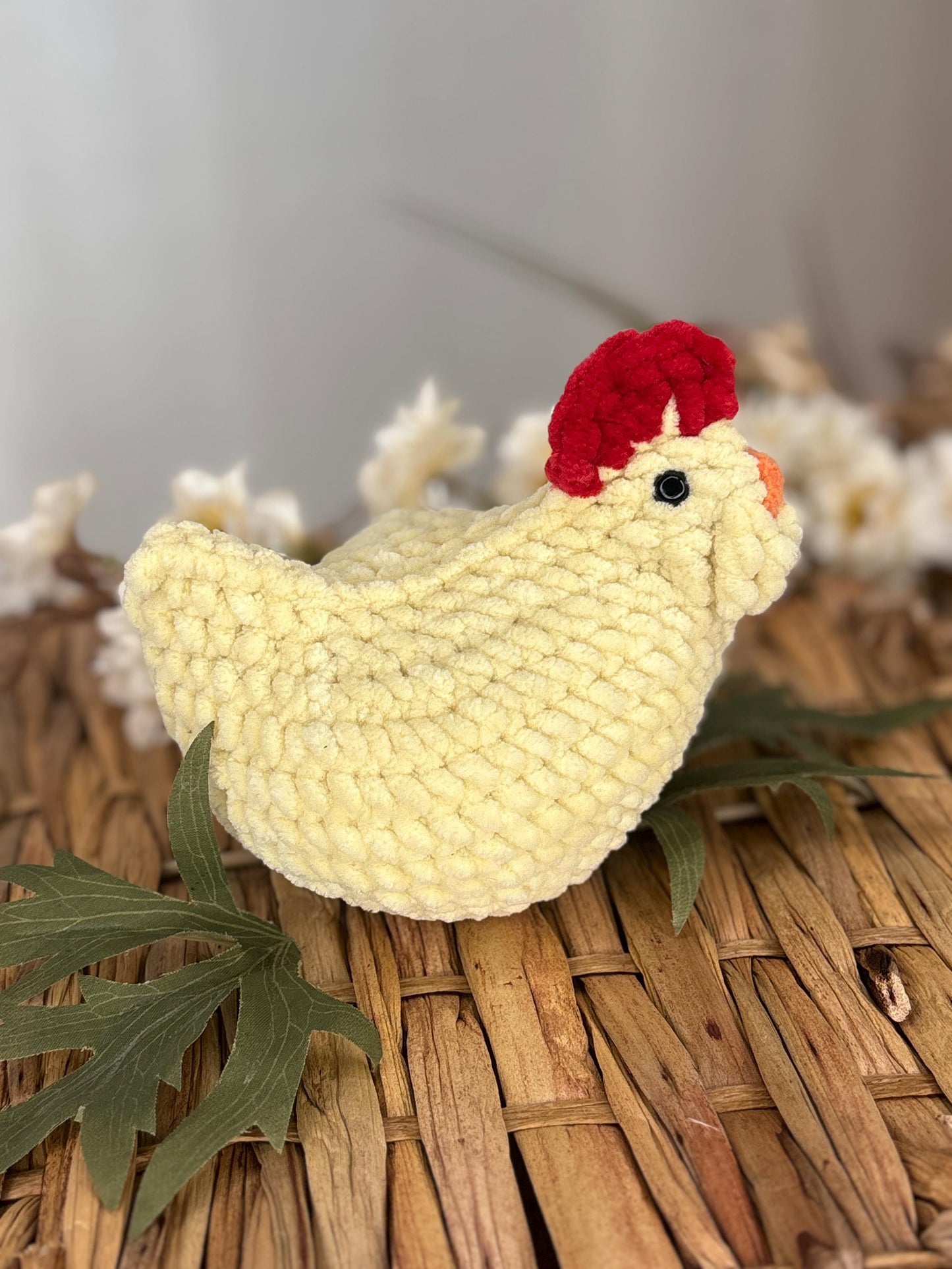No Sew Chicken Crochet Pattern, Easy Amigurumi Chicken PDF, Beginner Friendly Plushie Tutorial, Instant Download, Farm Animal Toy Pattern