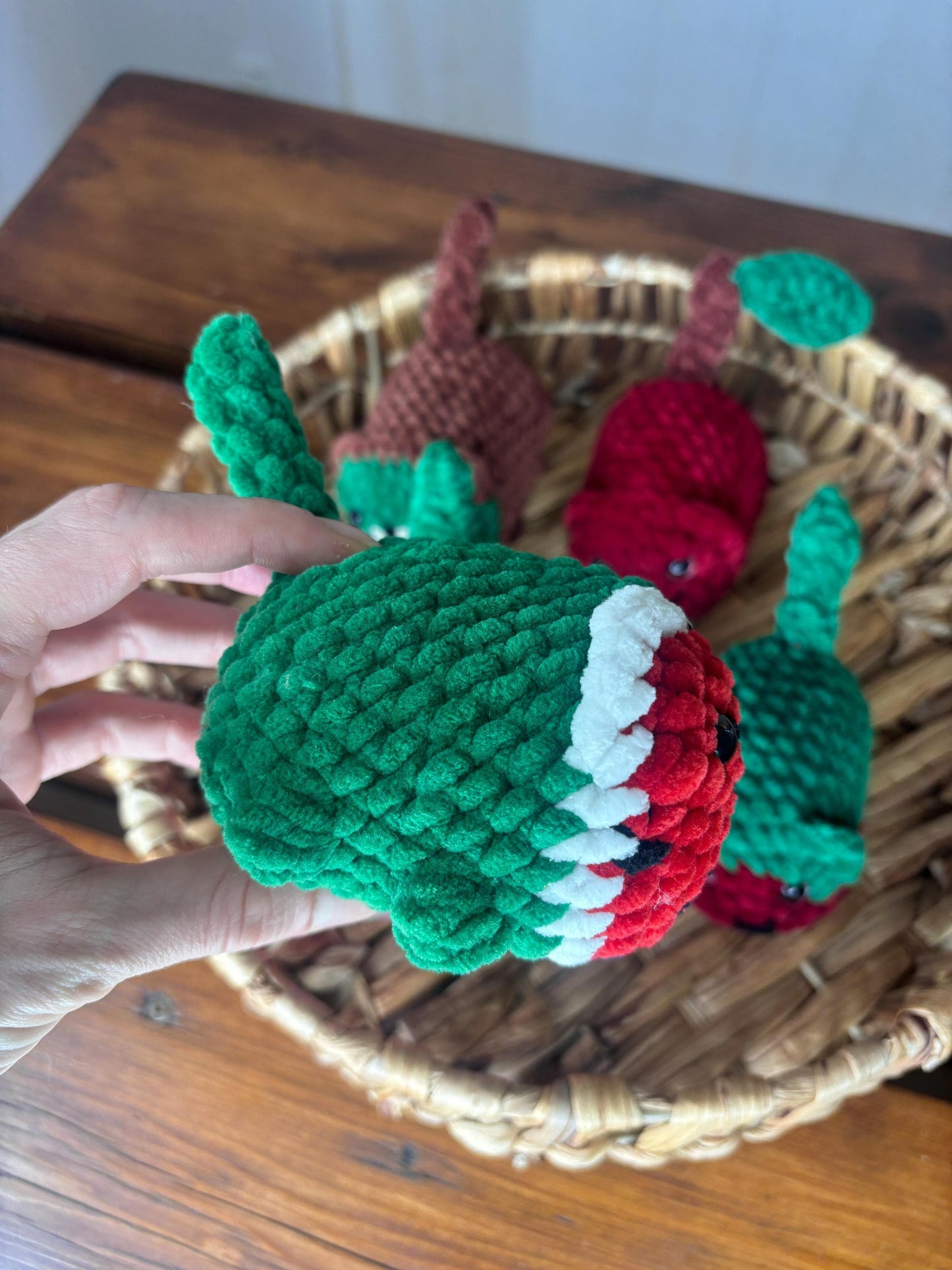 No Sew Watermelon Loaf Cat Crochet Pattern β Cute Kawaii Amigurumi Plushie β Easy Beginner Cat Tutorial β Food Plush Pattern