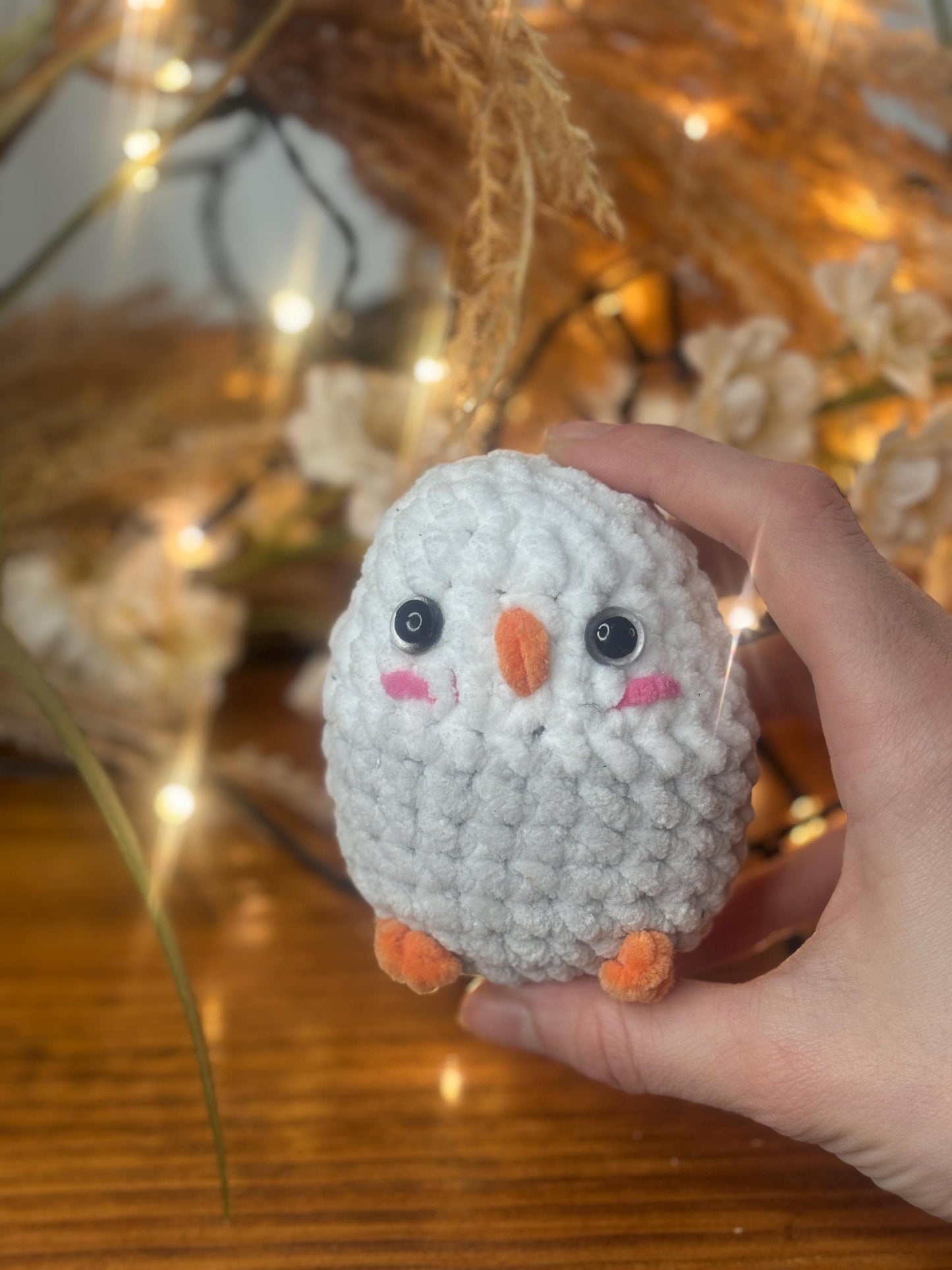 Mini No-Sew Seagull Crochet Pattern – Cute Chubby Bird Amigurumi PDF, Beginner Plushie Toy, Coastal Animal Pattern, Quick DIY Gift