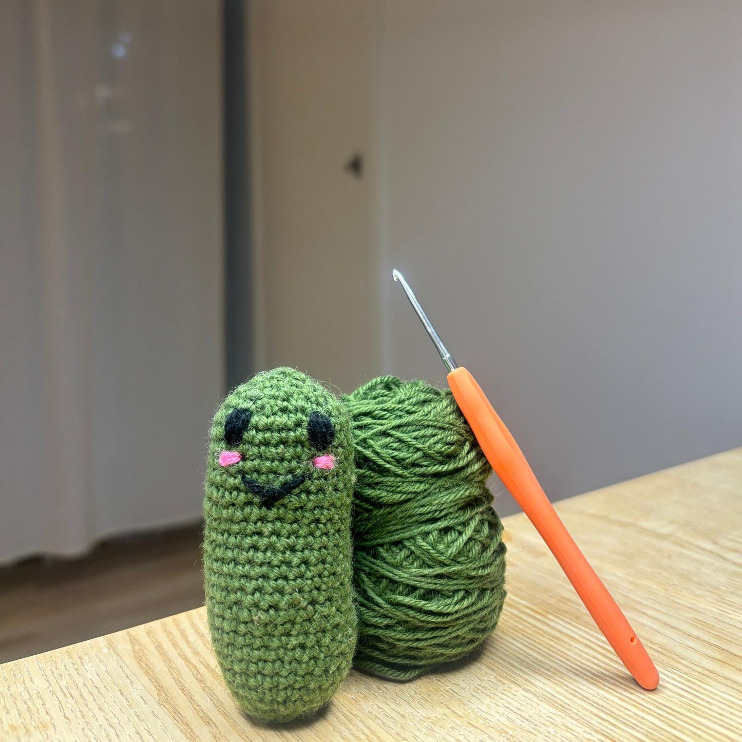 Pickle Crochet Pattern - Easy Crochet Pattern - Beginner Friendly - Food Crochet Pattern