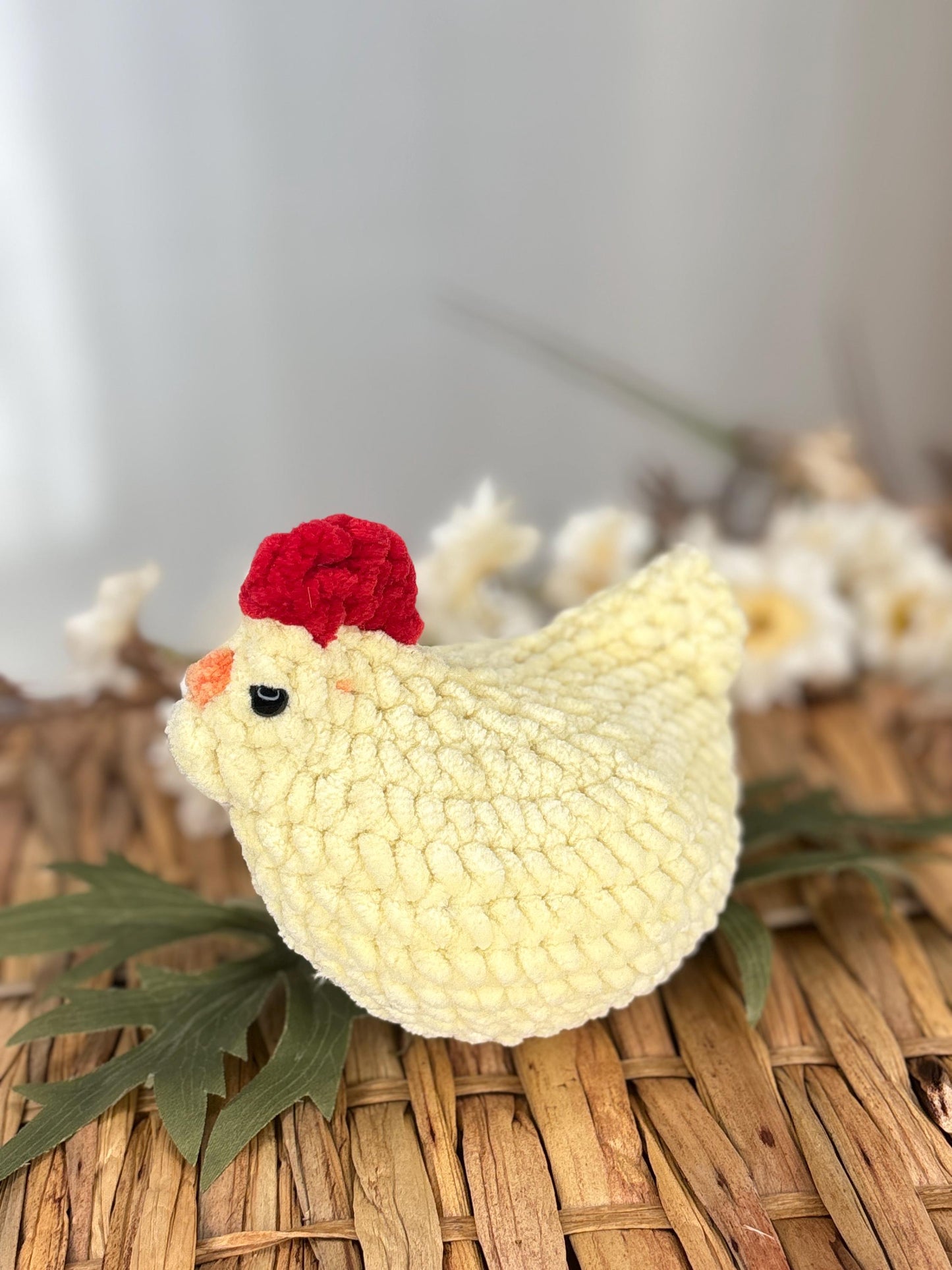No Sew Chicken Crochet Pattern, Easy Amigurumi Chicken PDF, Beginner Friendly Plushie Tutorial, Instant Download, Farm Animal Toy Pattern