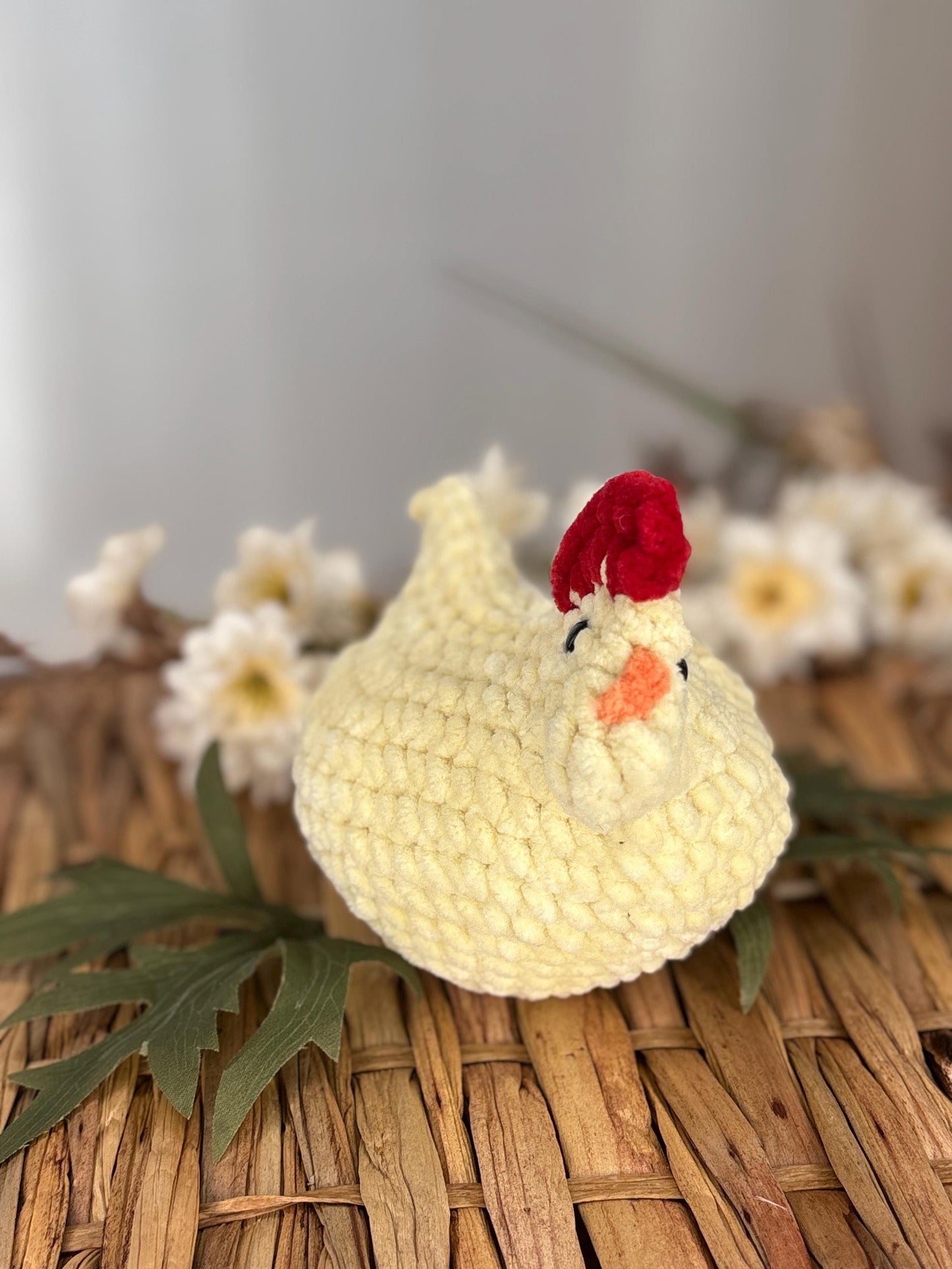 No Sew Chicken Crochet Pattern, Easy Amigurumi Chicken PDF, Beginner Friendly Plushie Tutorial, Instant Download, Farm Animal Toy Pattern