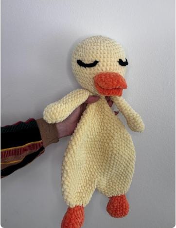 2 in 1 Donkey & Duck Amigurumi Snuggler Crochet Pattern | Crochet Animals | Donkey Plush Pattern | Best Selling Crochet Pattern