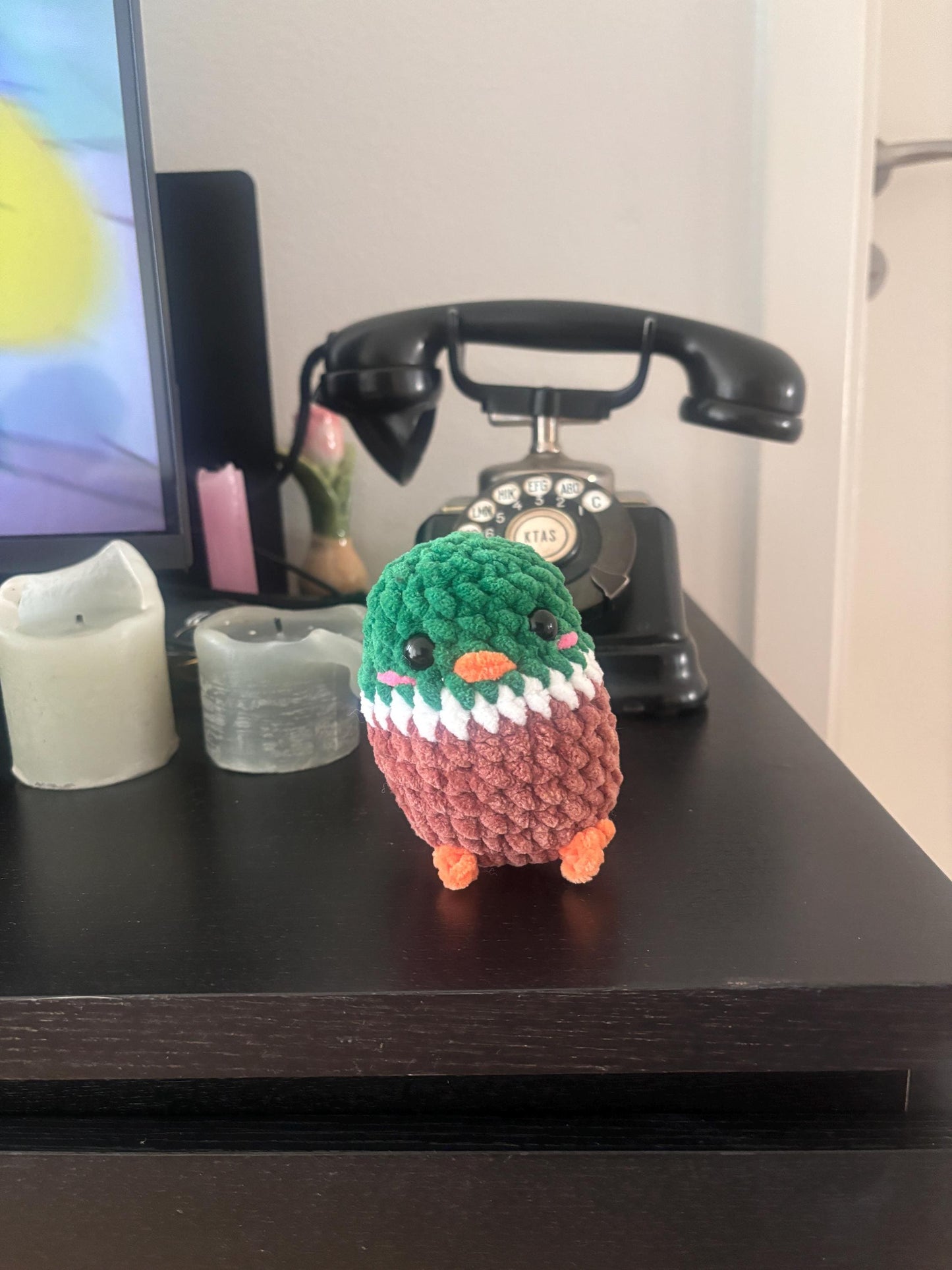 No Sew Mini Mallard Duck Crochet Pattern – Easy Amigurumi Duck Plush – Beginner Friendly PDF Tutorial – DIY Cute Animal Gift