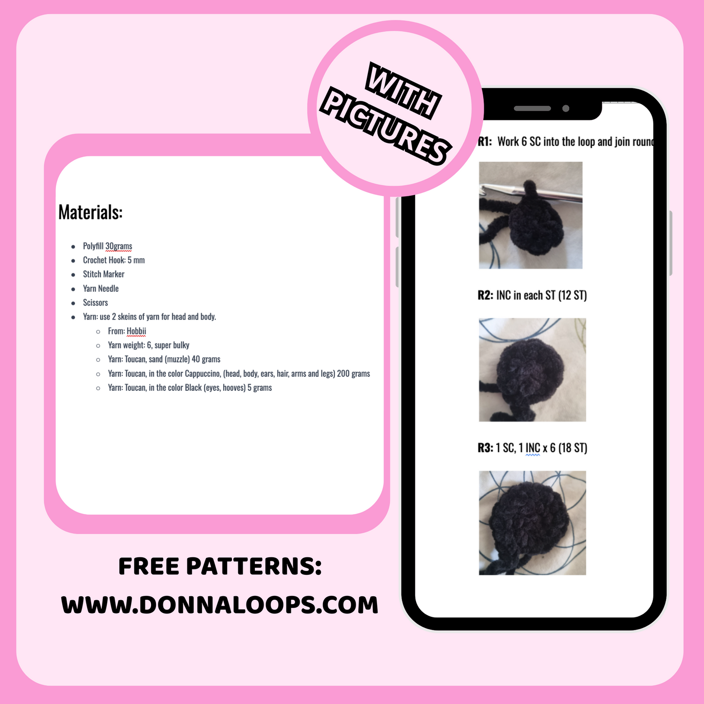 Highland Cow Snuggler Crochet Pattern (PDF Download)