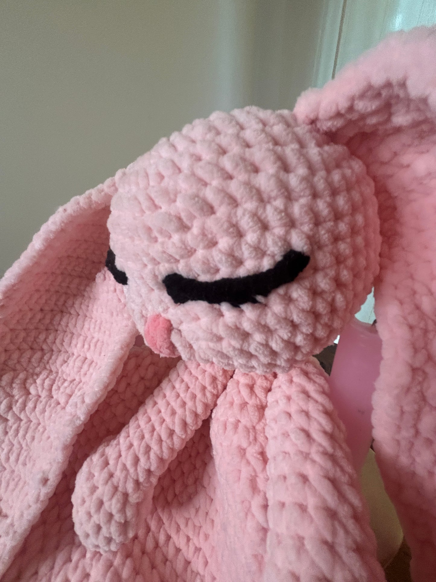 Bunny Snuggler Crochet Pattern – Baby Lovey Amigurumi PDF