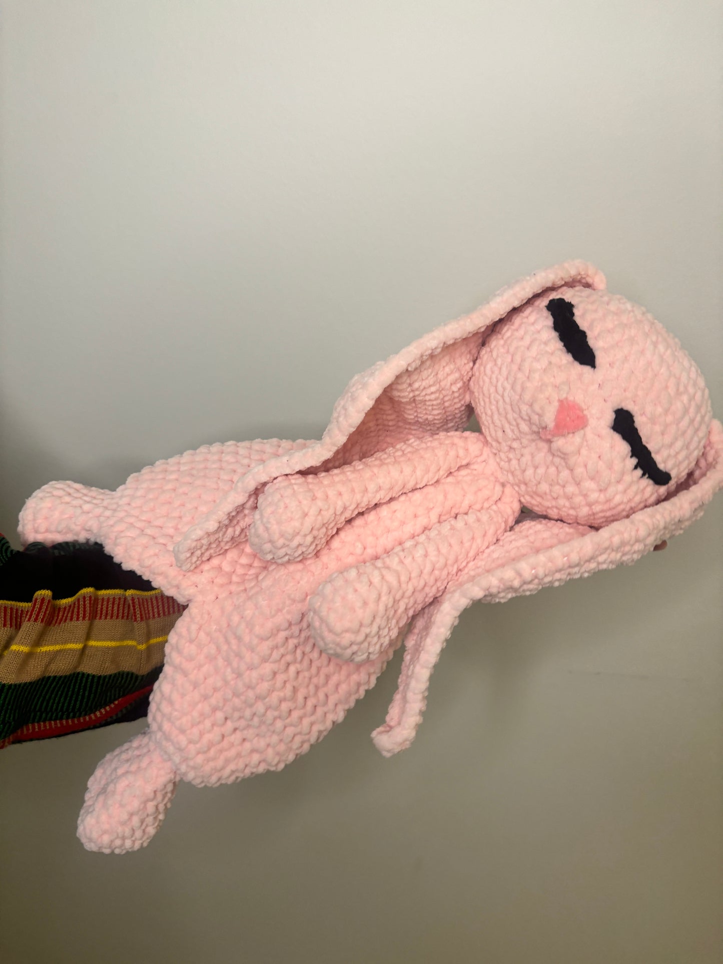 Bunny Snuggler Crochet Pattern – Baby Lovey Amigurumi PDF