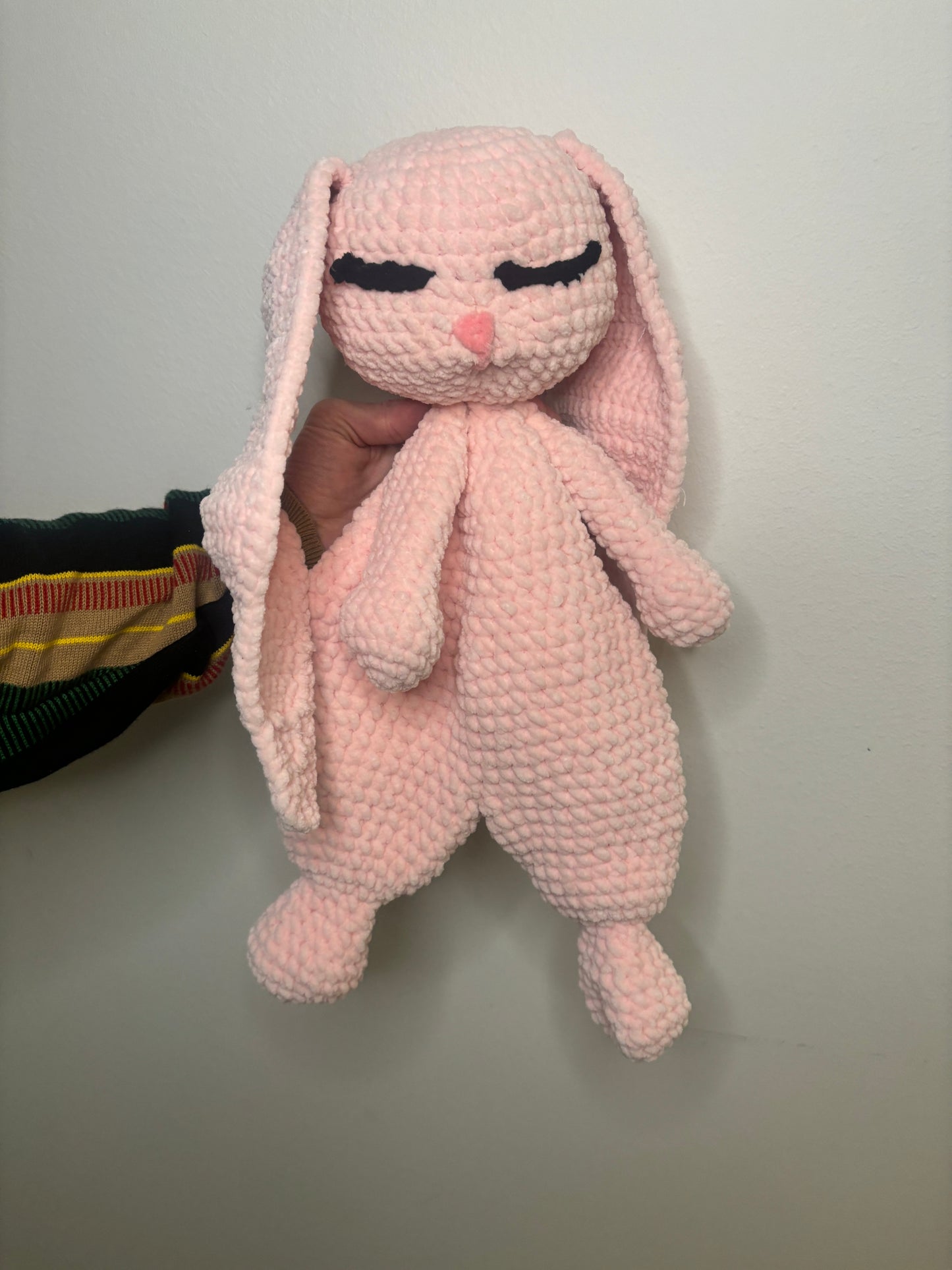 Bunny Snuggler Crochet Pattern – Baby Lovey Amigurumi PDF