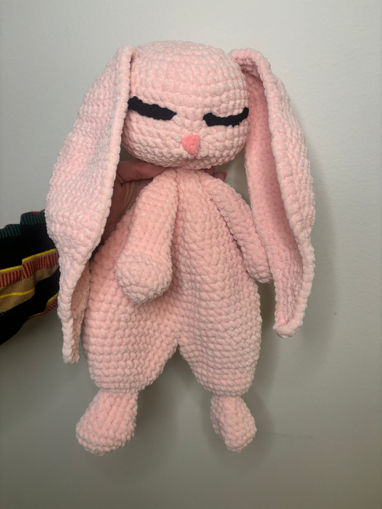 Bunny Snuggler Crochet Pattern – Baby Lovey Amigurumi PDF