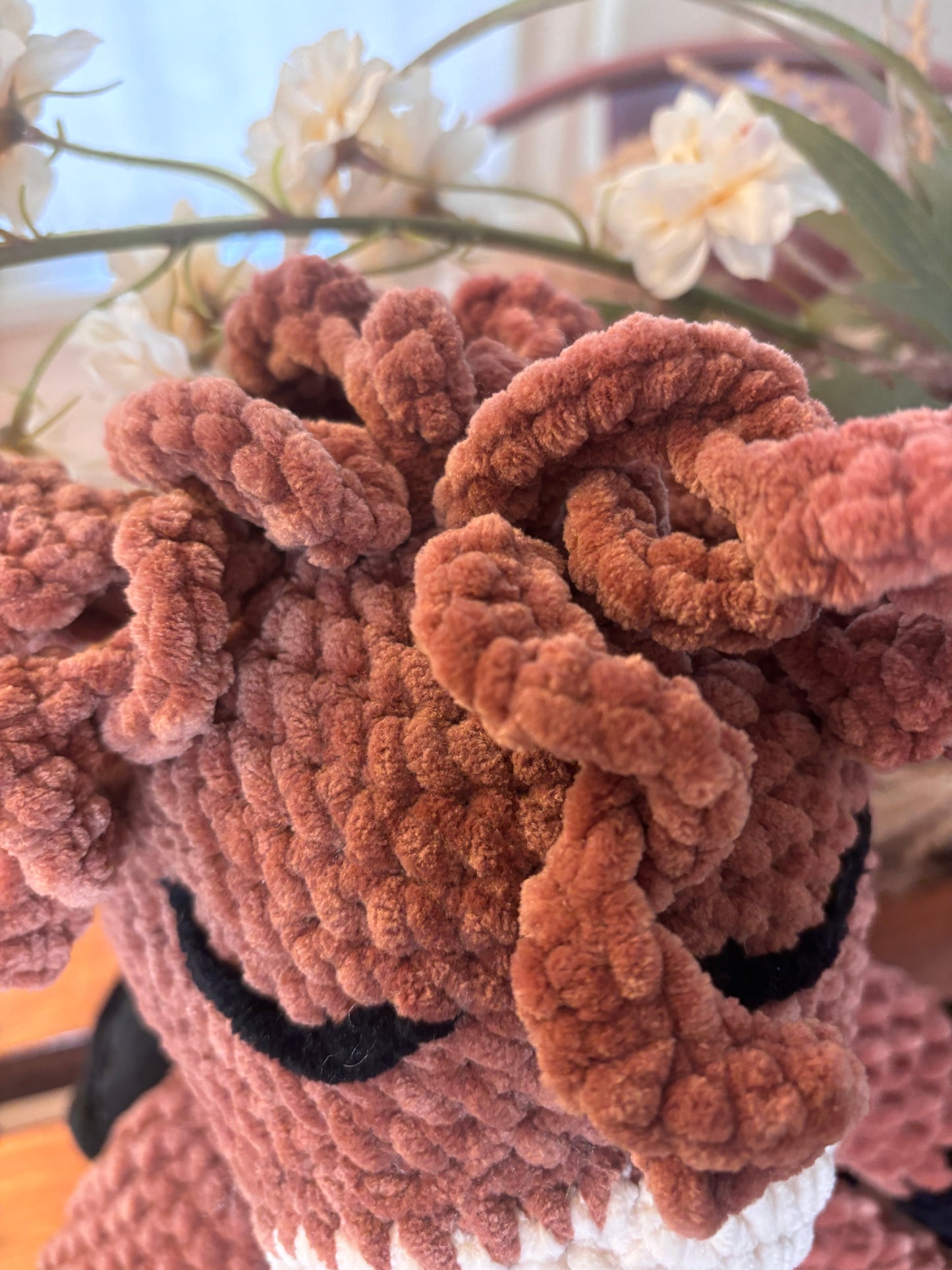 Highland Cow Snuggler Crochet Pattern (PDF Download)