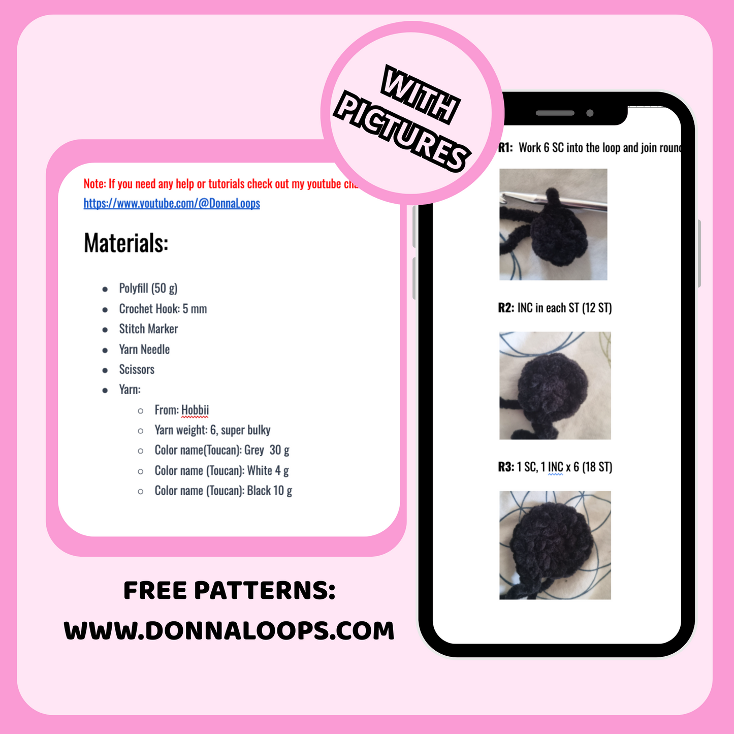 No Sew Loaf Cat Crochet Pattern – Adorable Beginner Plushie (PDF Download)