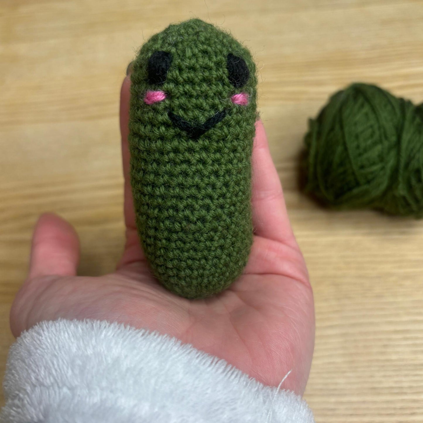 Pickle Crochet Pattern - Easy Crochet Pattern - Beginner Friendly - Food Crochet Pattern