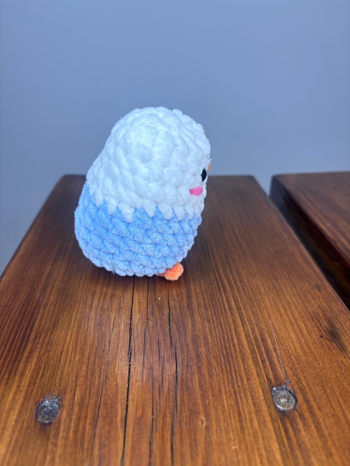 No Sew Chubby Blue Budgie Crochet Pattern β Amigurumi Bird PDF Tutorial, Parakeet Plushie Pattern, Easy Beginner Digital Download