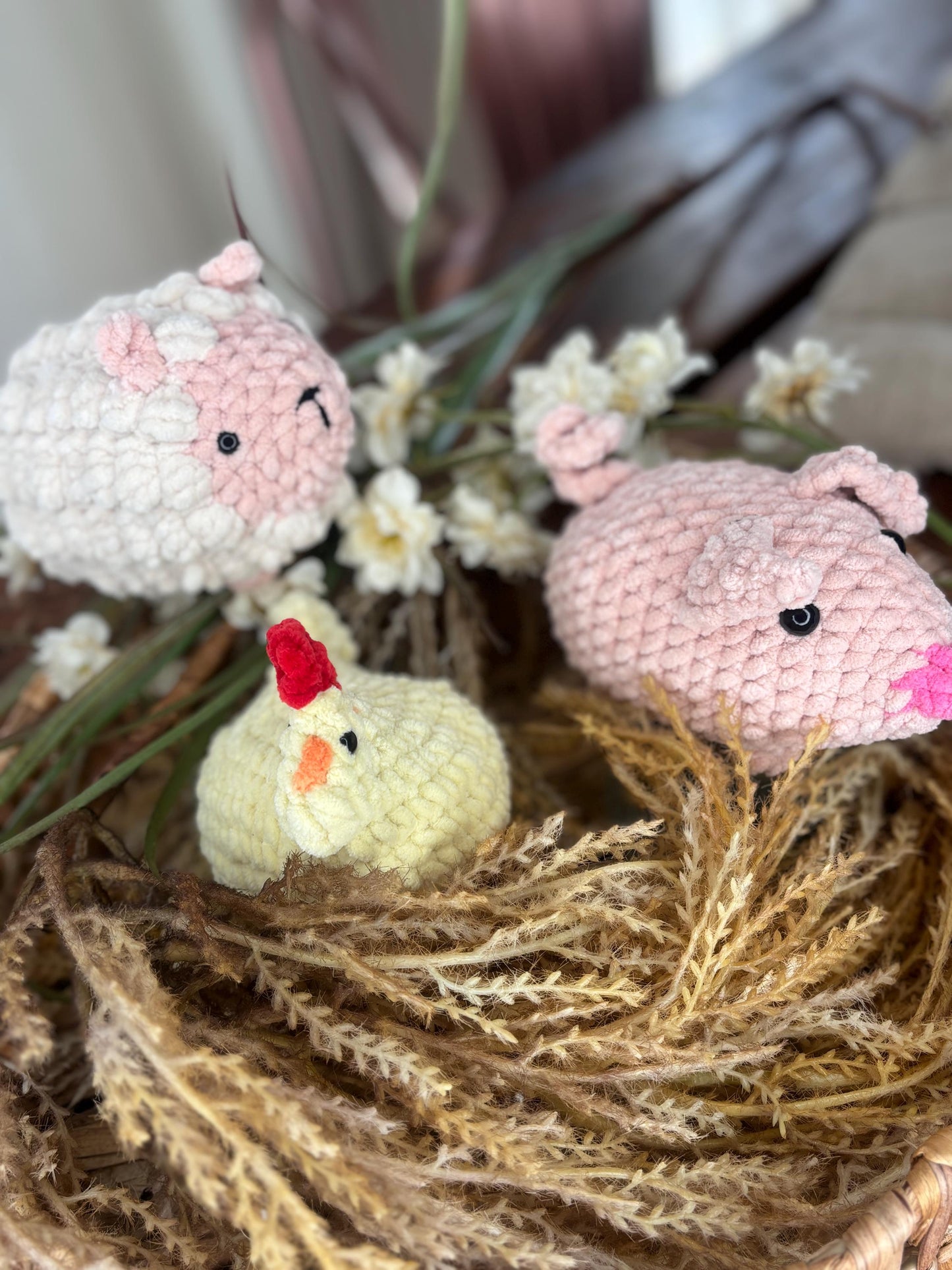 No Sew Chicken Crochet Pattern, Easy Amigurumi Chicken PDF, Beginner Friendly Plushie Tutorial, Instant Download, Farm Animal Toy Pattern
