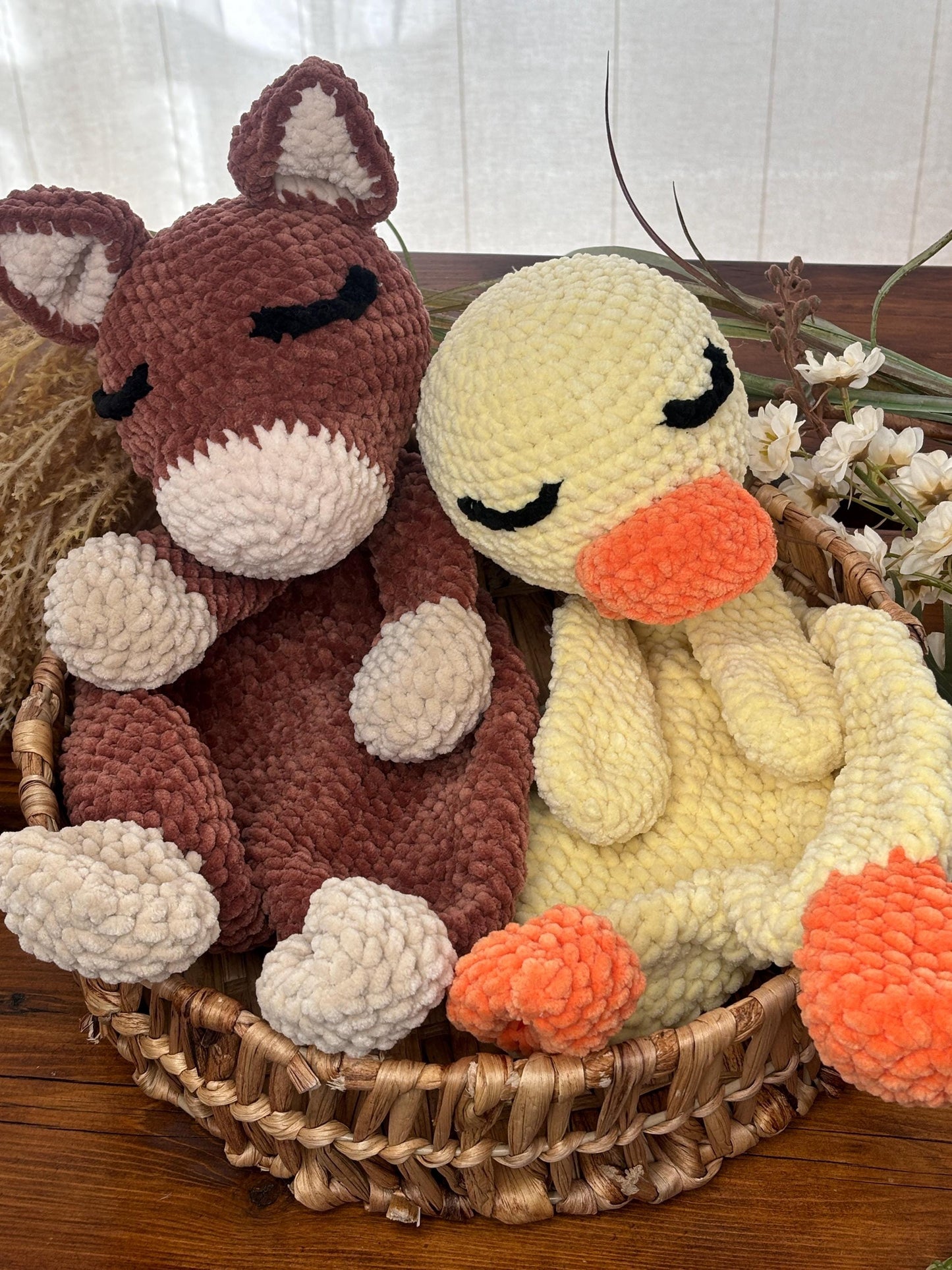 2 in 1 Donkey & Duck Amigurumi Snuggler Crochet Pattern | Crochet Animals | Donkey Plush Pattern | Best Selling Crochet Pattern