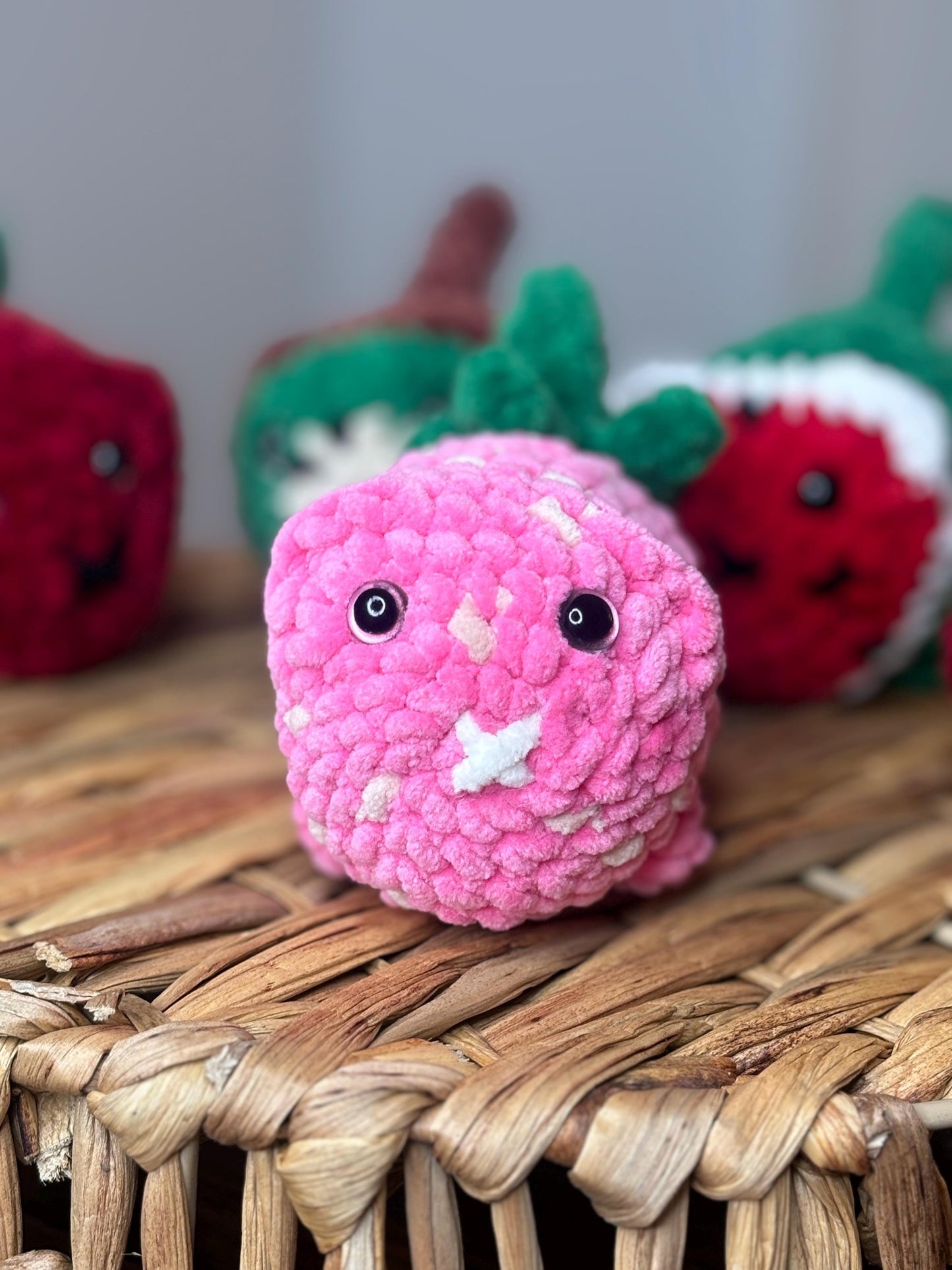 No Sew Strawberry Loaf Cat Crochet Pattern β Cute Kawaii Amigurumi Plushie β Easy Beginner Food Cat Tutorial β Crochet Plush Pattern