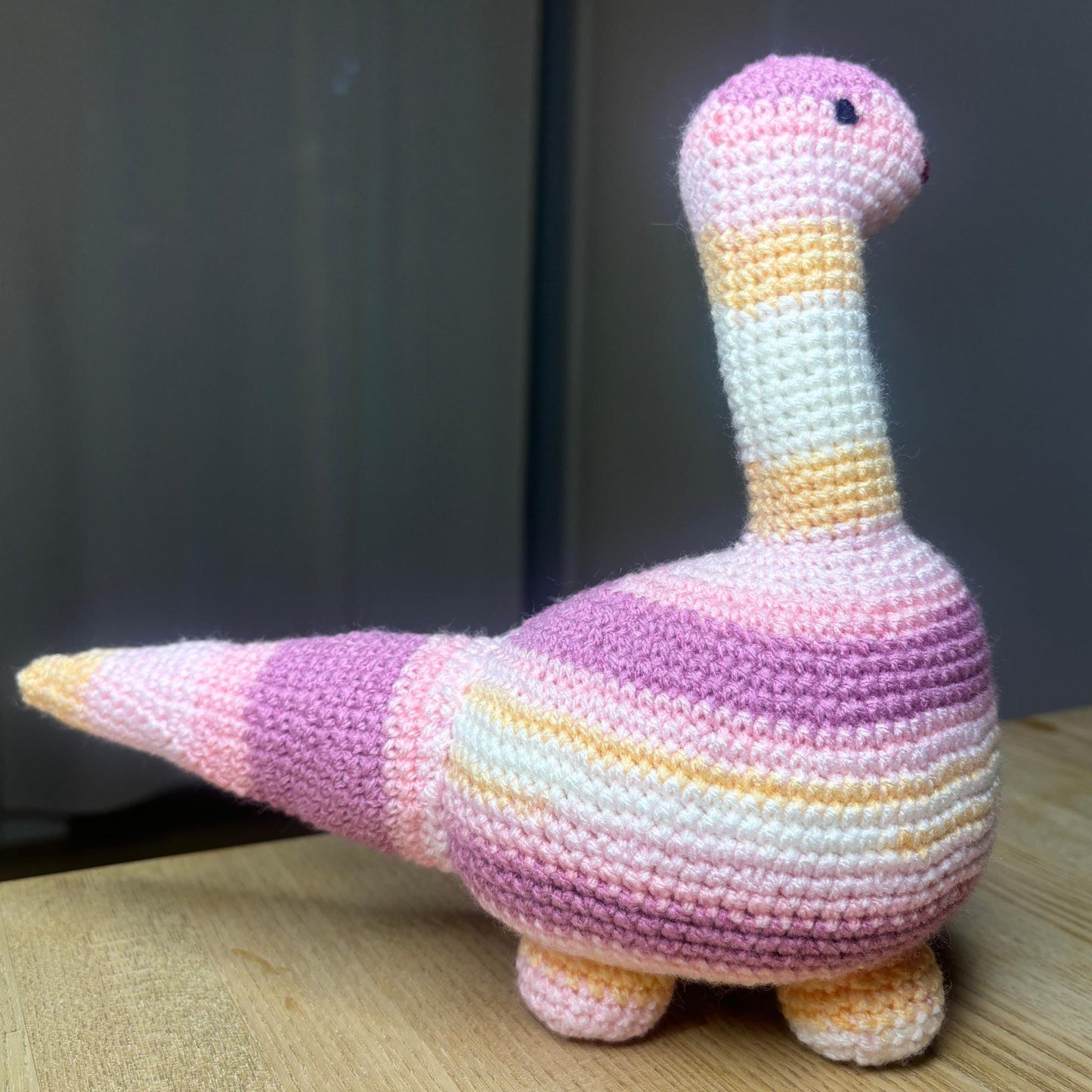 Cute Brontosaurus Amigurumi Dinosaur Crochet Pattern - Beginner Friendly