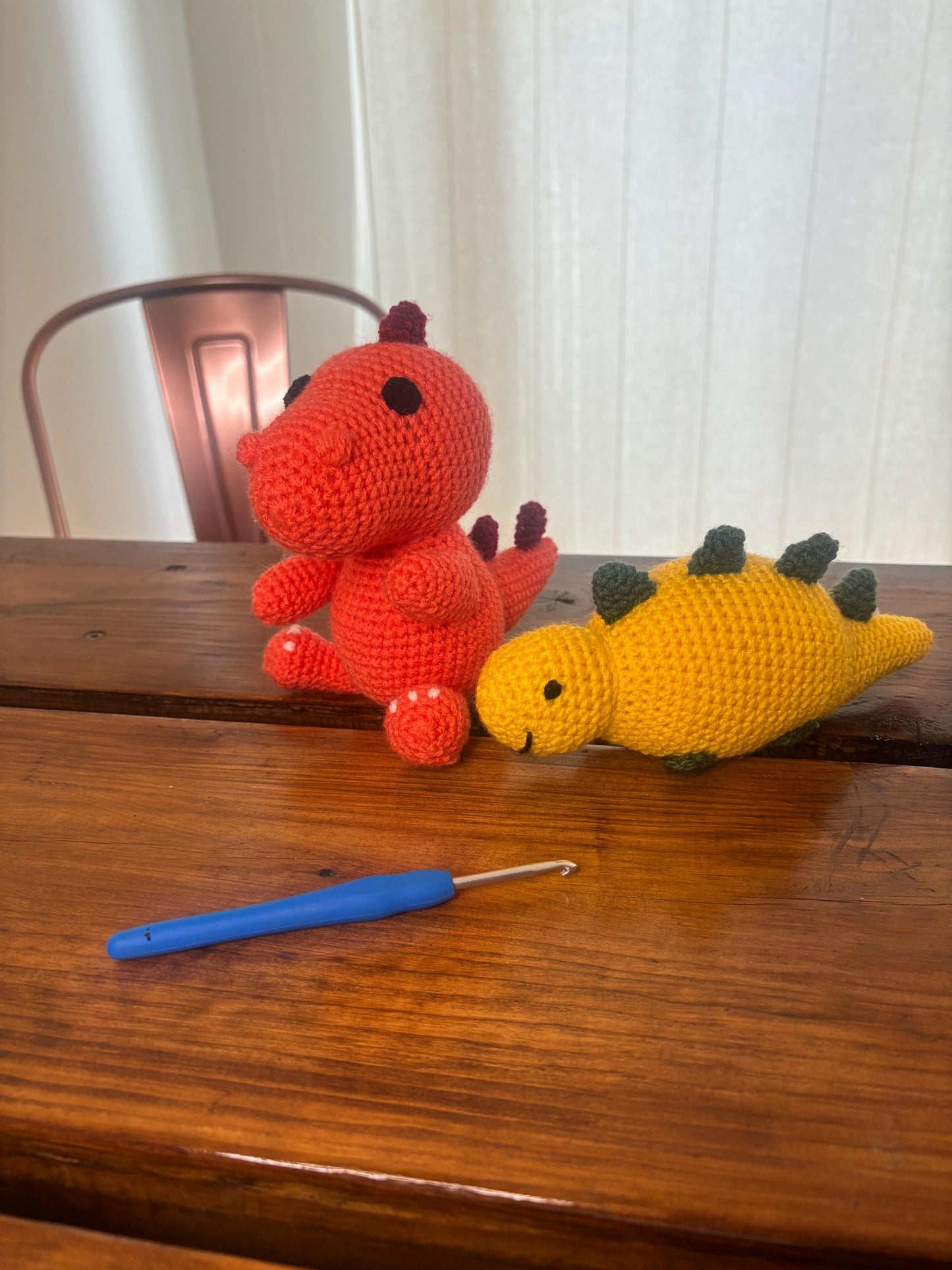 Dinosaur Crochet Pattern Bundle PDF – 4 Cute Amigurumi Plushies | Beginner Friendly Crochet Toy Patterns | DIY Dino Gift | Digital Download