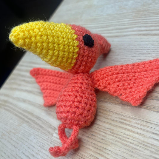 Amigurumi Dinosaur with Wings – Easy Crochet Plushie Pattern PDF for Beginners | Cute Dragon Dino Soft Toy DIY