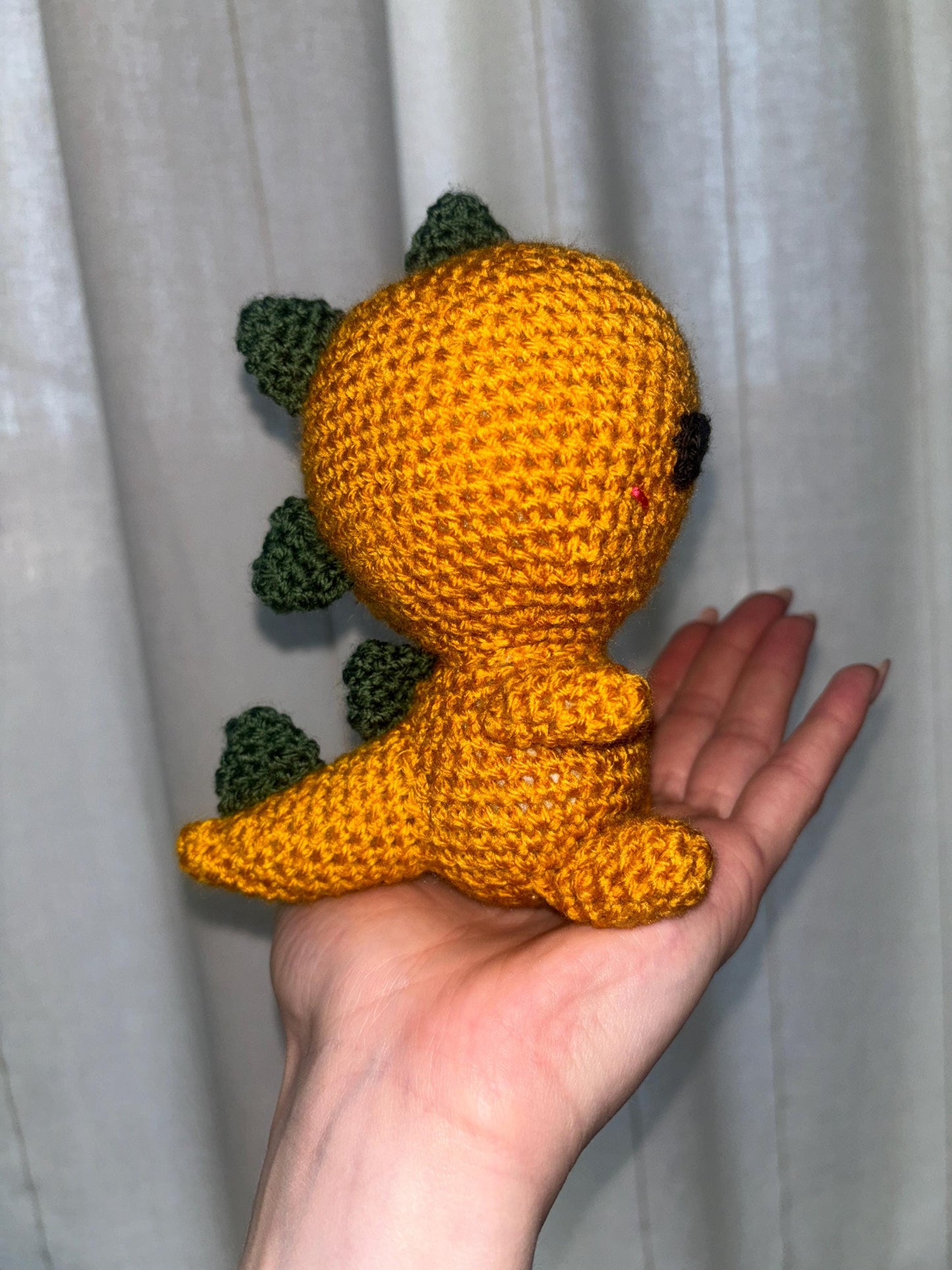 Cute Amigurumi Dinosaur Crochet Pattern – Easy Beginner PDF Plushie Toy