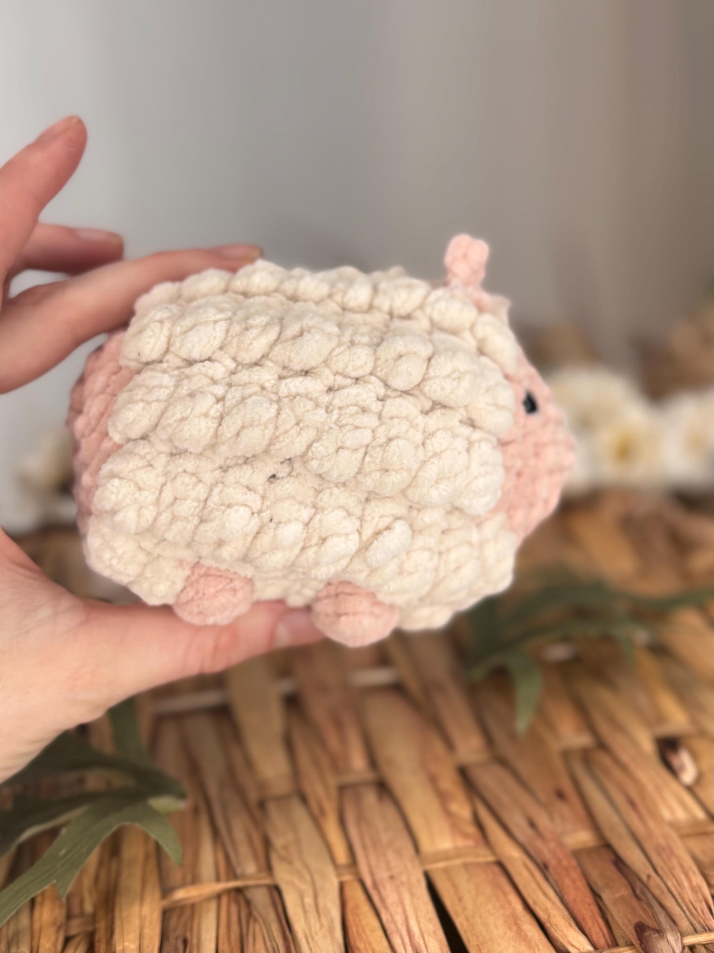 No Sew Sheep Crochet Pattern | Amigurumi Plushie PDF Tutorial | Easy Beginner Friendly Farm Animal Crochet Pattern