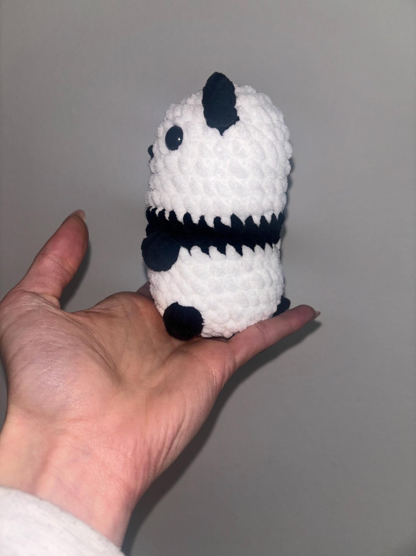 Panda Amigurumi Crochet Pattern | Cute No Sew Puff Stitch Panda Plush | Easy Beginner PDF Tutorial by DonnaLoops