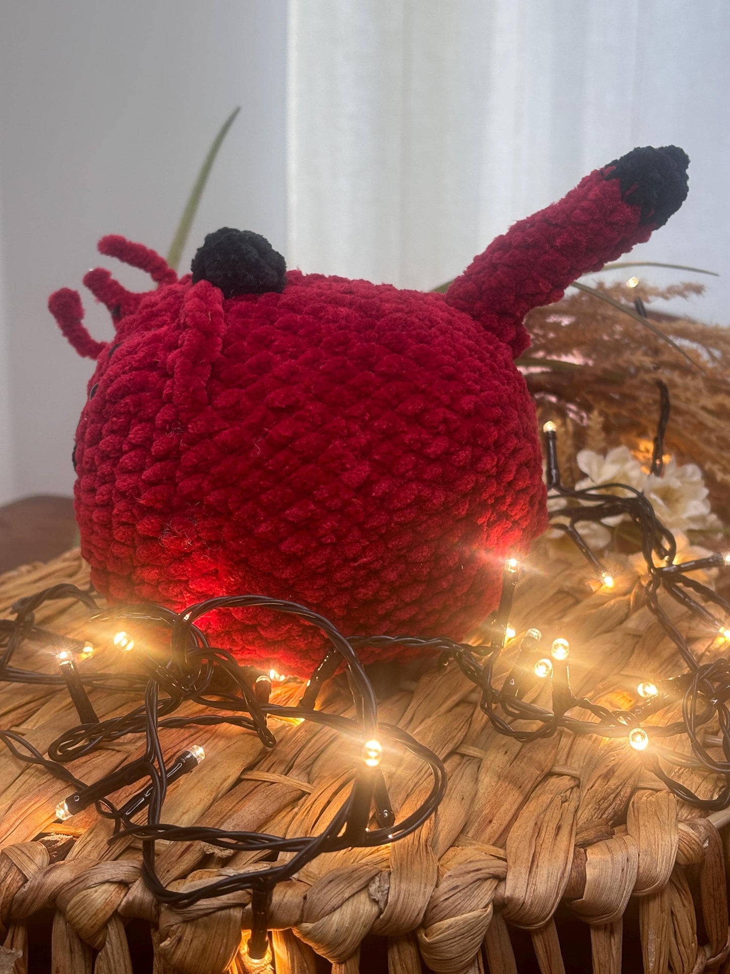 Devil Loaf Cat Amigurumi Crochet Pattern – Low Sew Evil Cat Plush PDF Tutorial – Super Bulky Yarn Crochet Stuffed Animal Pattern