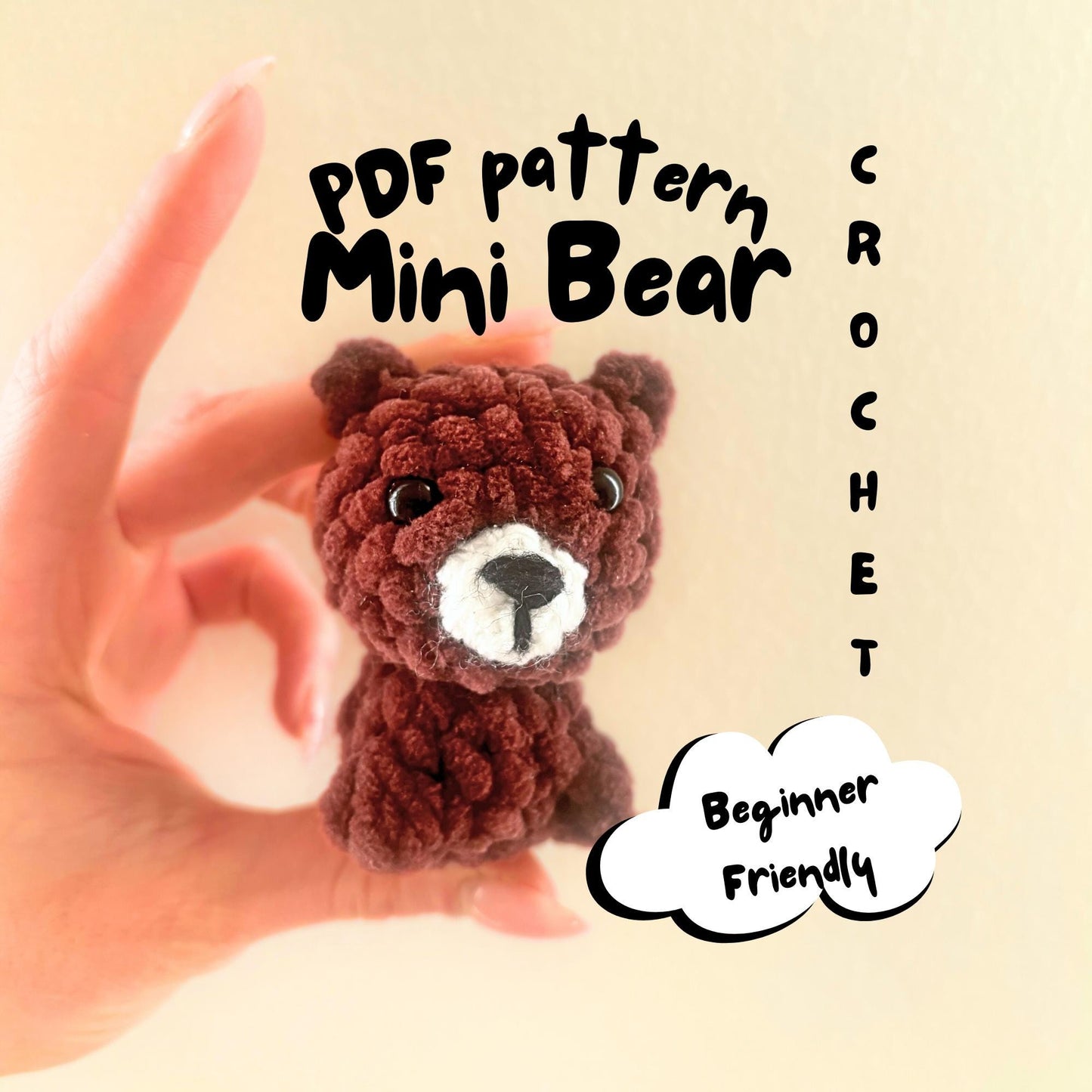 Easy Amigurumi Mini Bear Tutorial - Create Your Own Sweet Crochet Plushie