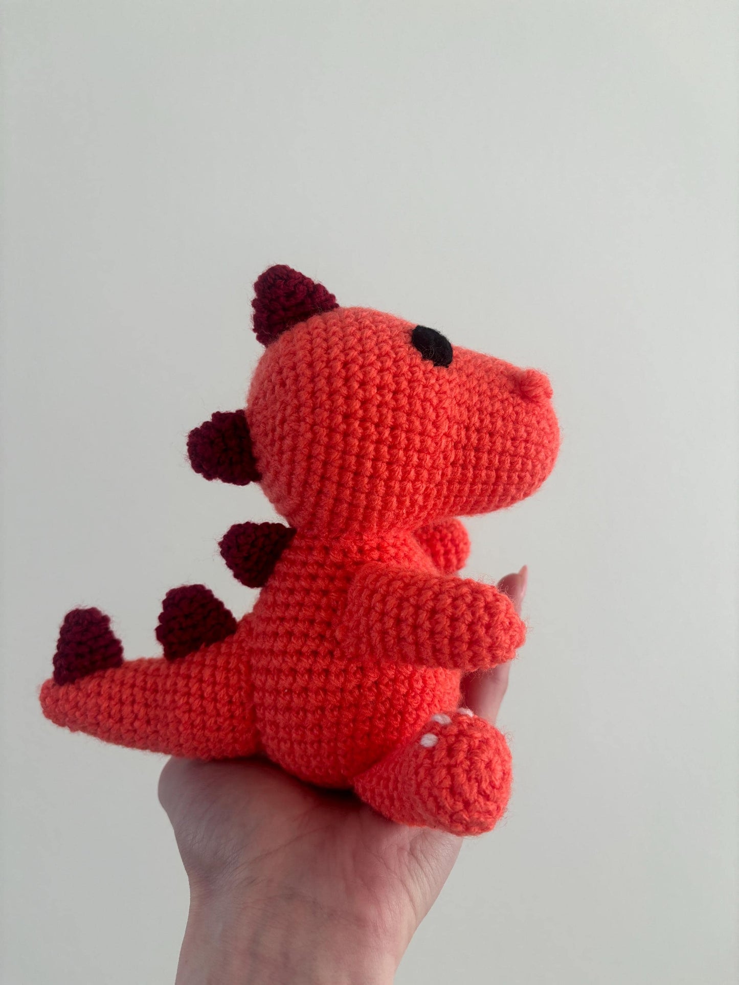 Easy T-Rex Amigurumi PDF - Crochet Dinosaur Pattern - Perfect for Beginner Crocheters!