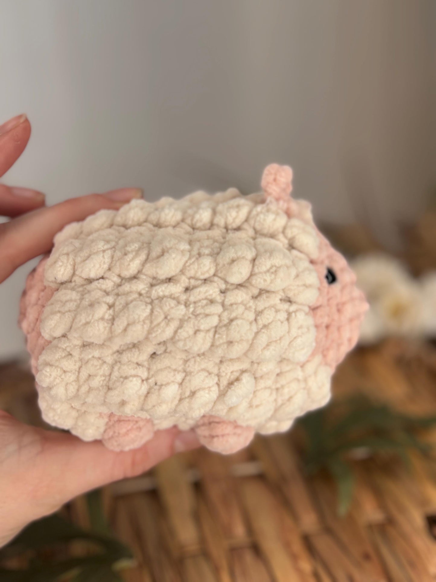 No Sew Sheep Crochet Pattern | Amigurumi Plushie PDF Tutorial | Easy Beginner Friendly Farm Animal Crochet Pattern