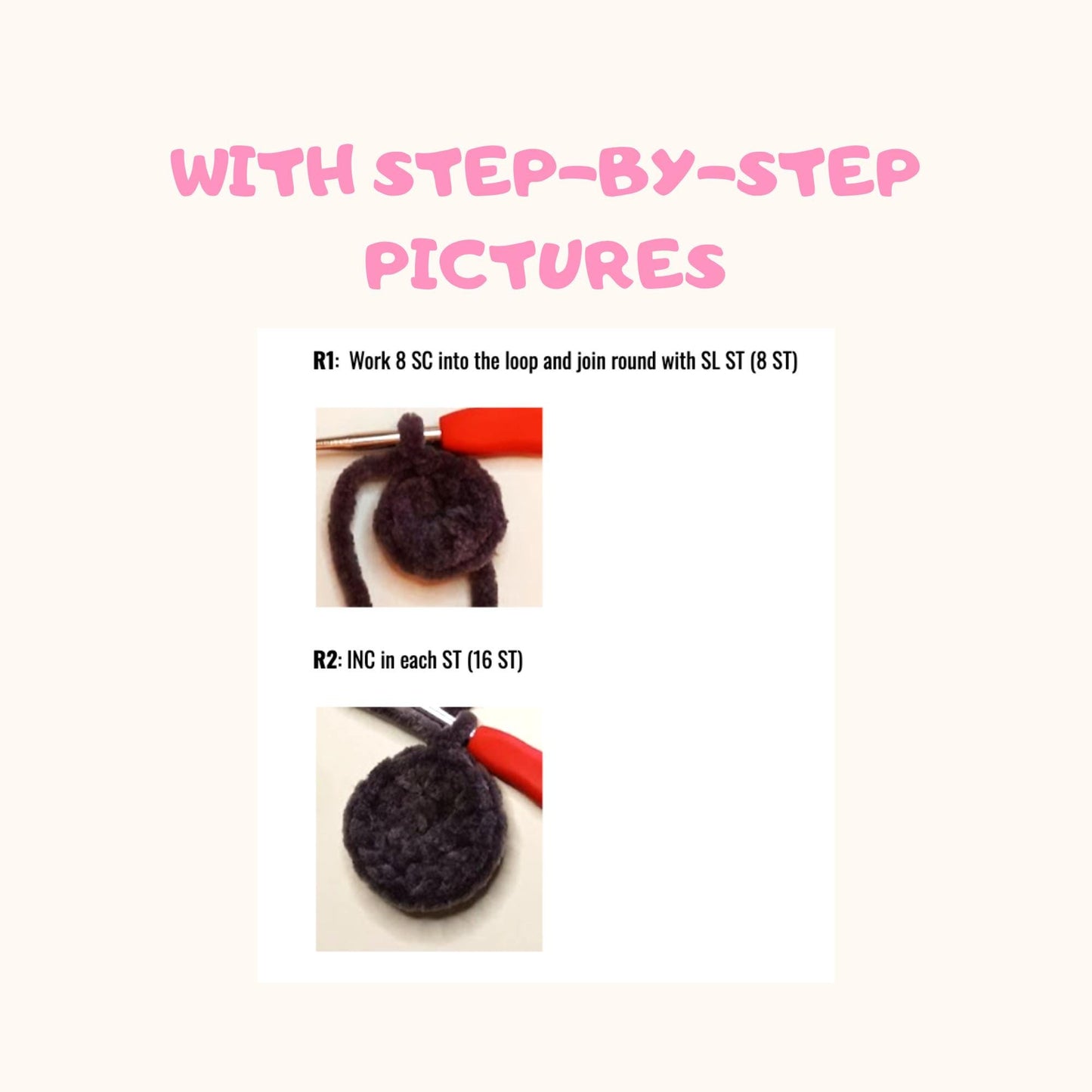 Black Cat Amigurumi Crochet Pattern | Easy Beginner PDF Pattern