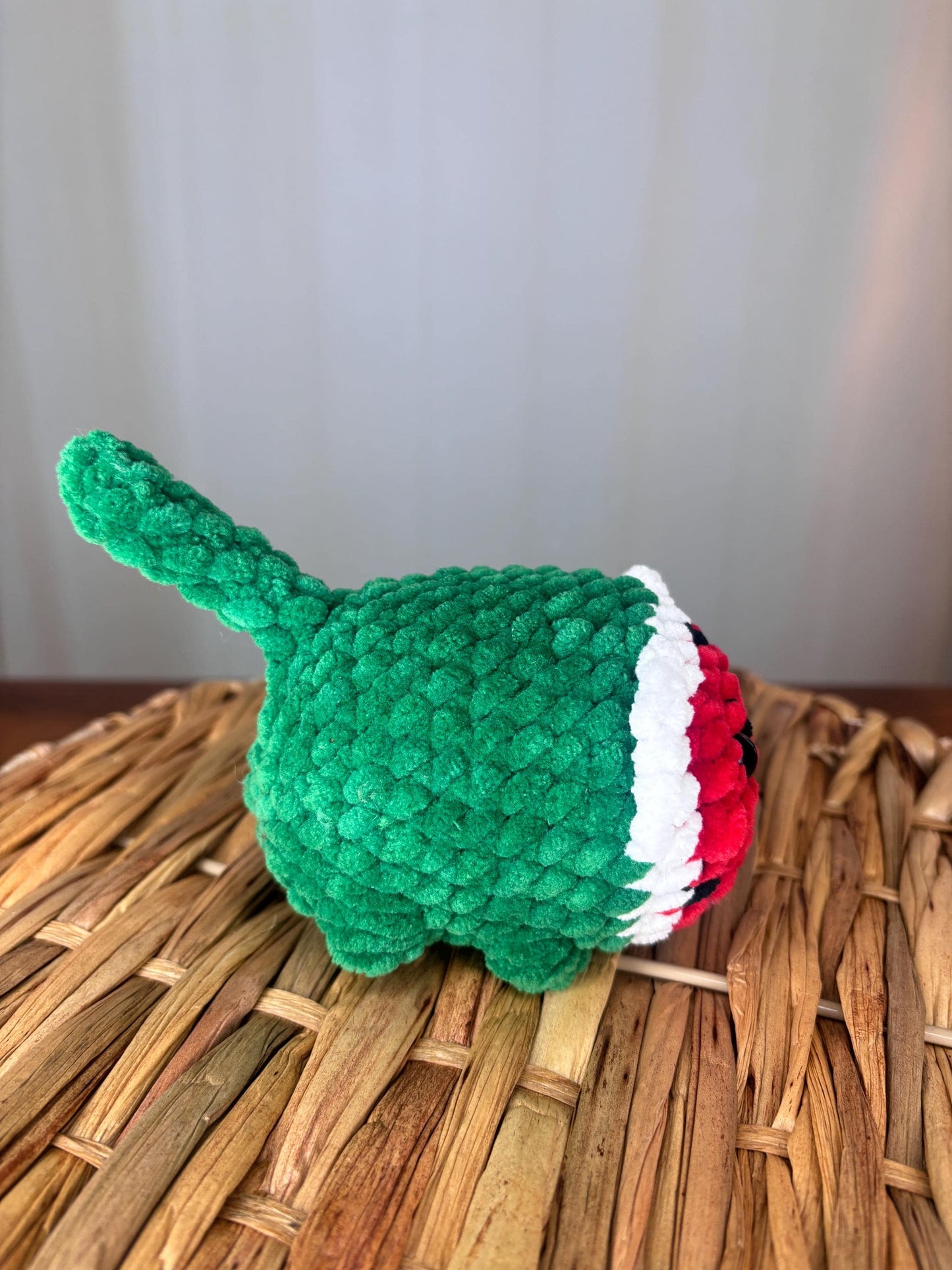 No Sew Watermelon Loaf Cat Crochet Pattern – Cute Kawaii Amigurumi Plushie – Easy Beginner Cat Tutorial – Food Plush Pattern