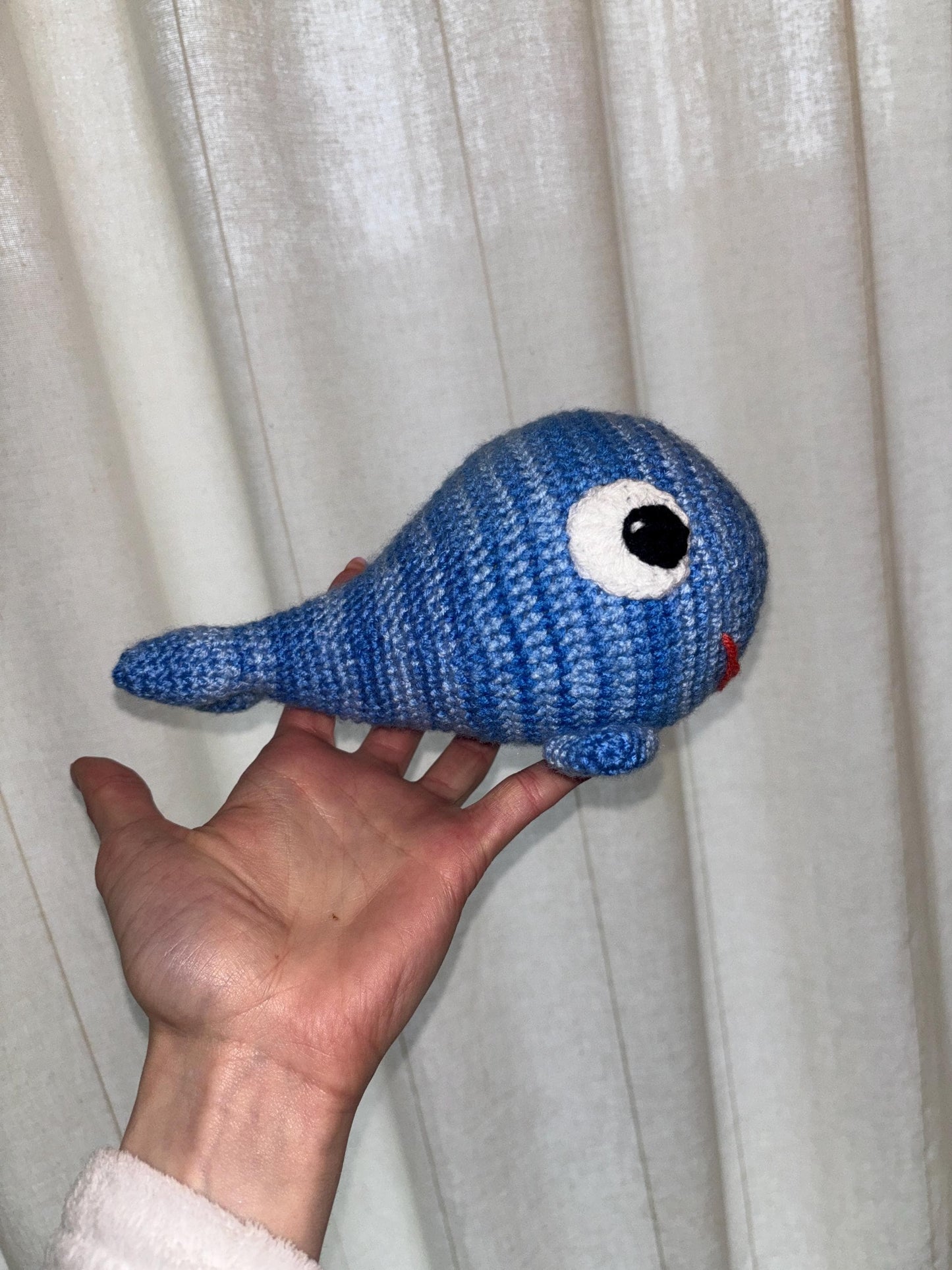 Whale Crochet Pattern PDF – Cute Amigurumi Sea Animal Plush – Beginner Friendly Crochet Toy – Stuffed Whale Tutorial – DIY Gift