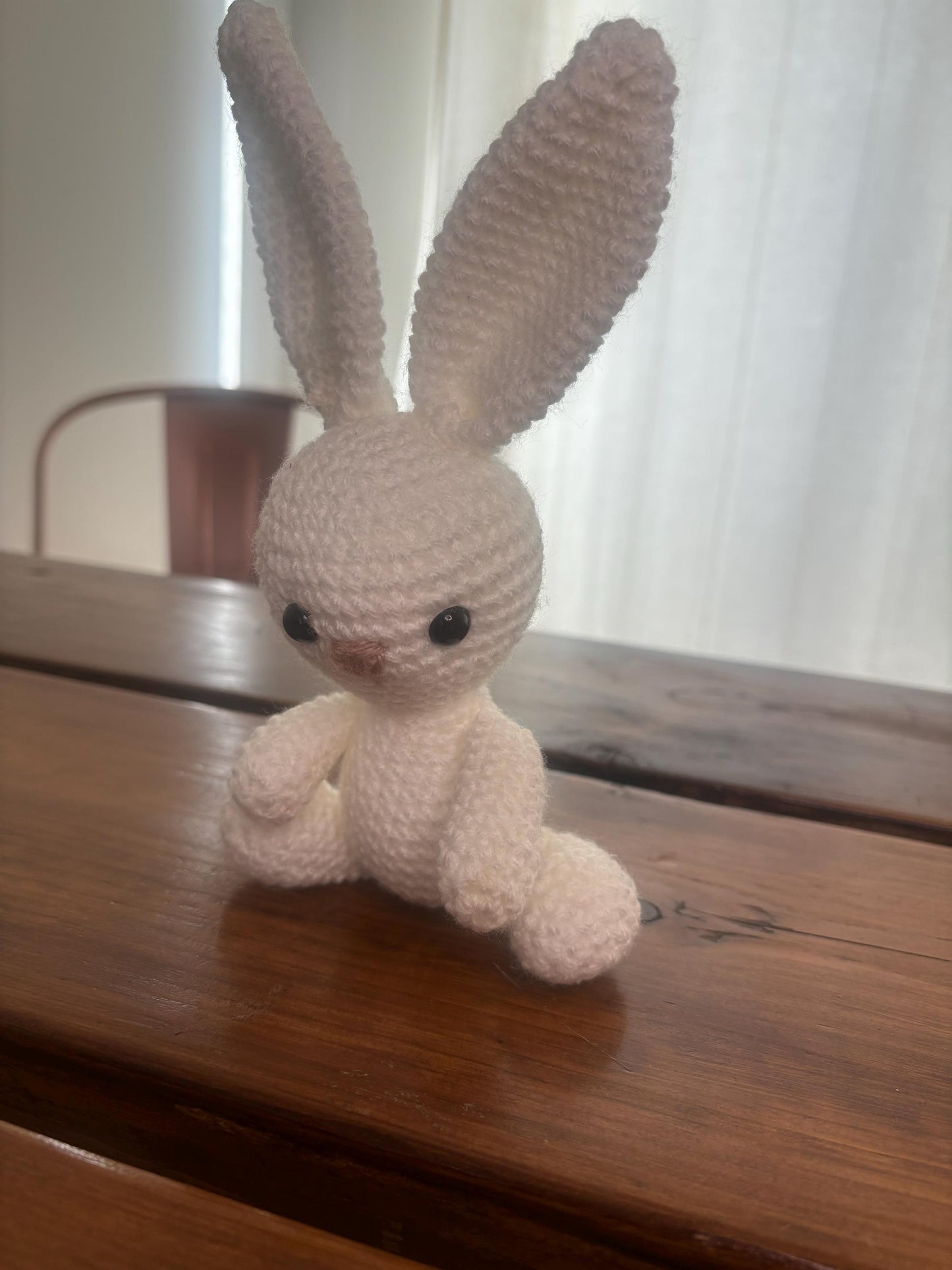 Cute Bunny Crochet Pattern – Amigurumi Bunny Plush – Bunny Doll PDF Tutorial – Low Sew Pattern