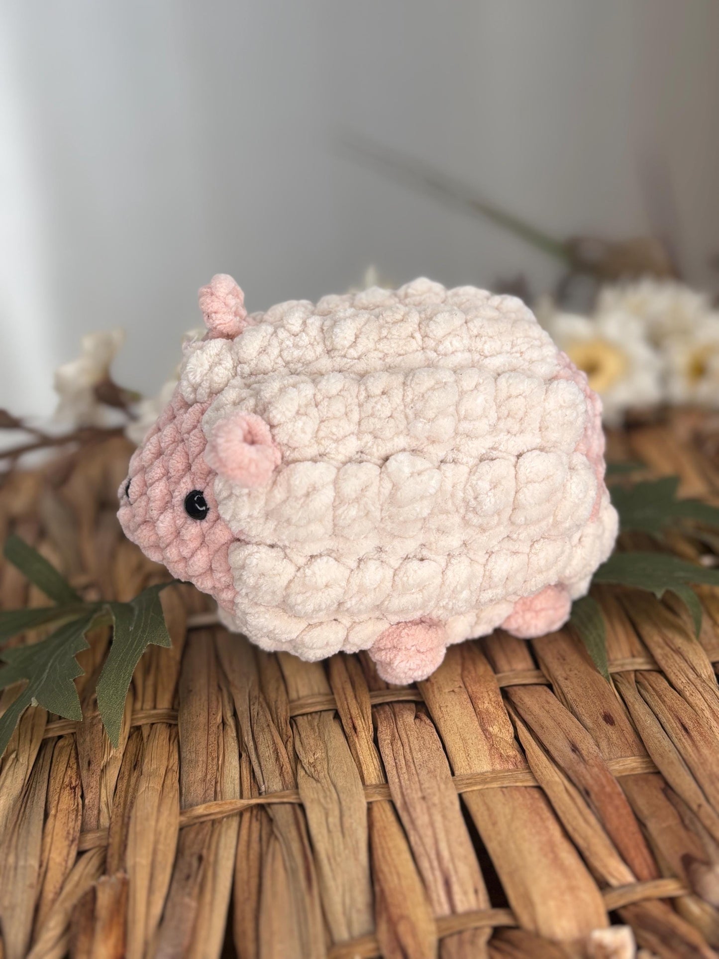 No Sew Sheep Crochet Pattern | Amigurumi Plushie PDF Tutorial | Easy Beginner Friendly Farm Animal Crochet Pattern