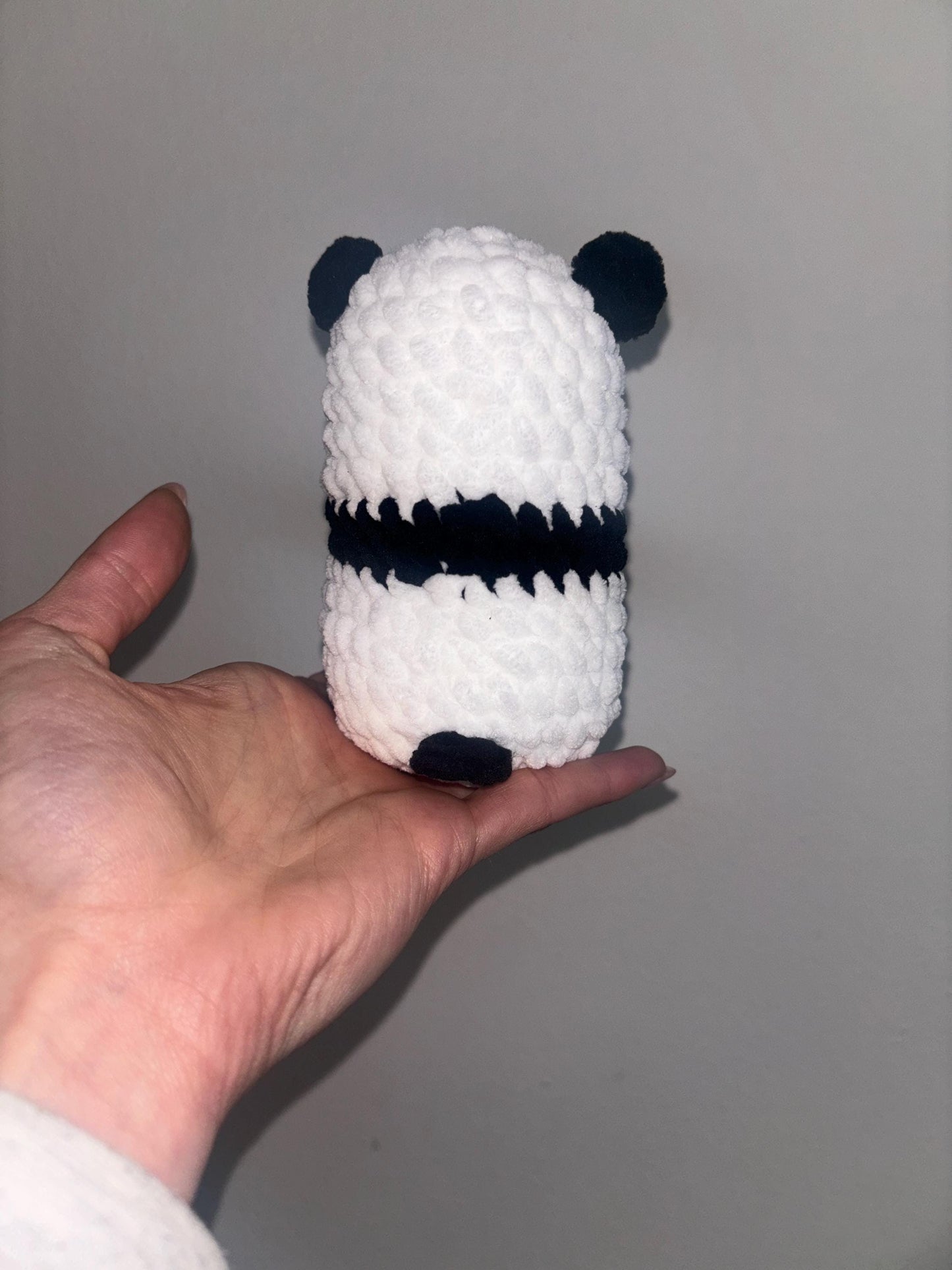 Panda Amigurumi Crochet Pattern | Cute No Sew Puff Stitch Panda Plush | Easy Beginner PDF Tutorial by DonnaLoops