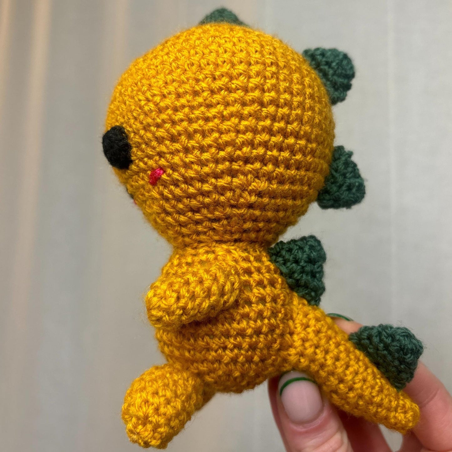 Cute Amigurumi Dinosaur Crochet Pattern – Easy Beginner PDF Plushie Toy