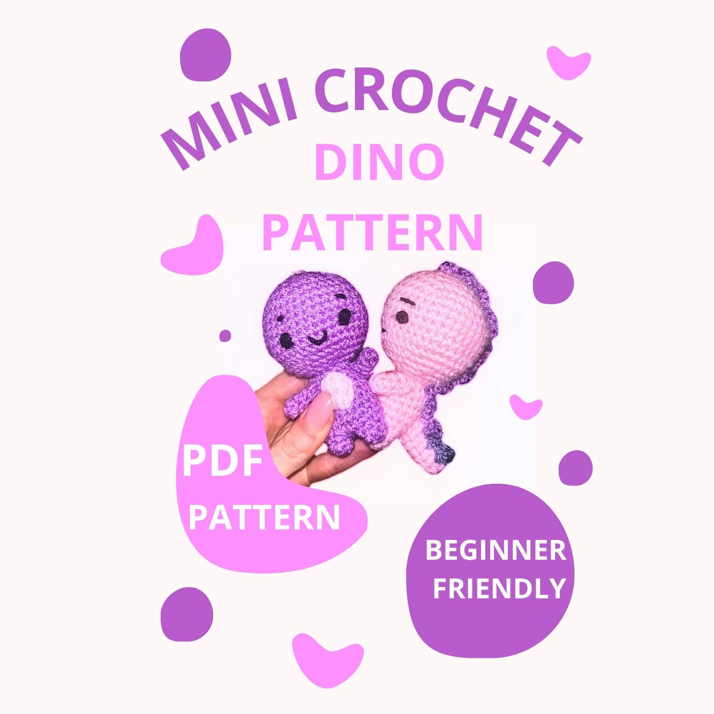Dinosaur Crochet Pattern - Perfect for Beginners!