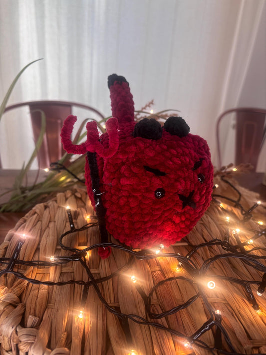 Devil Loaf Cat Amigurumi Crochet Pattern – Low Sew Evil Cat Plush PDF Tutorial – Super Bulky Yarn Crochet Stuffed Animal Pattern