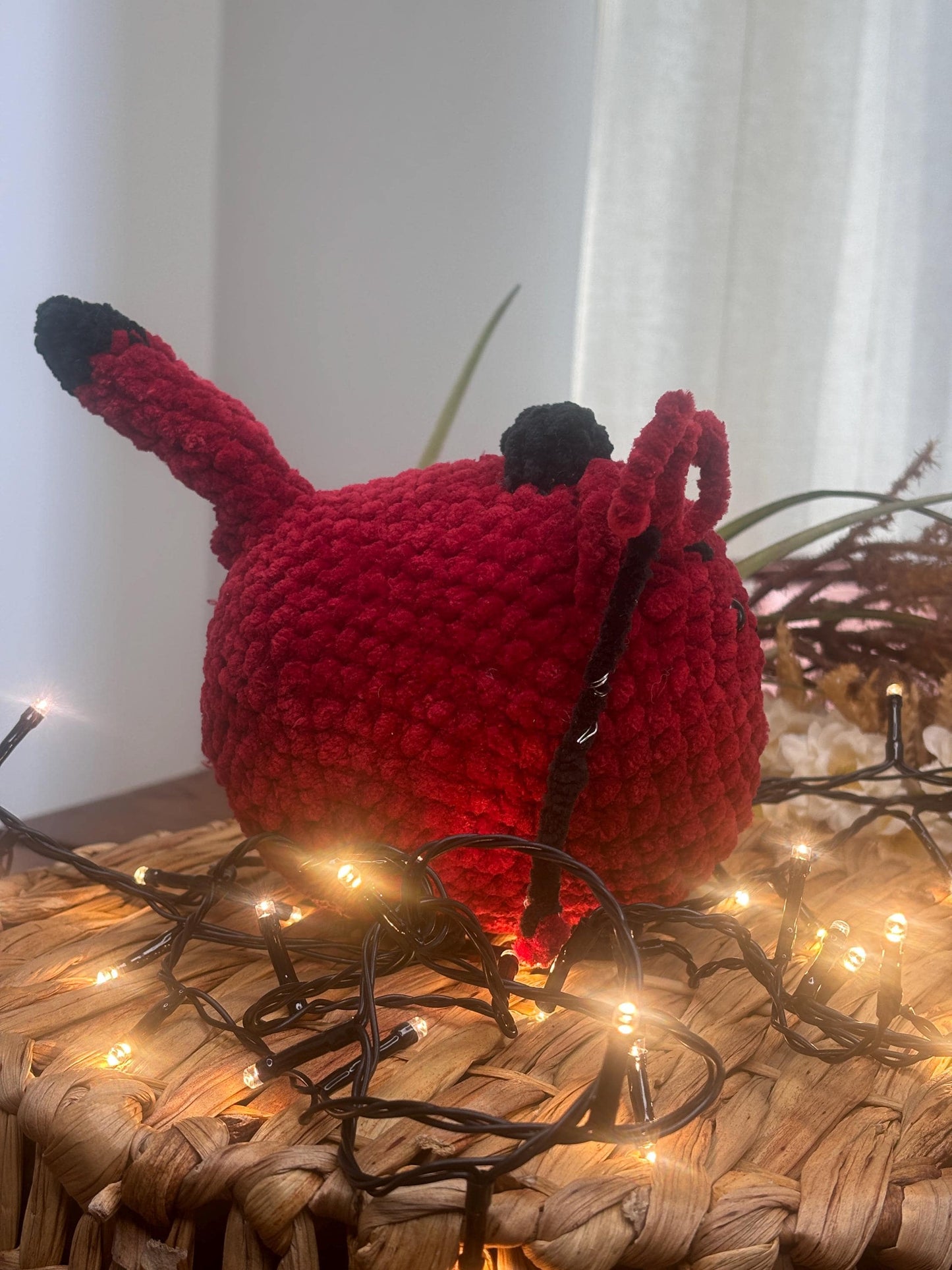 Devil Loaf Cat Amigurumi Crochet Pattern – Low Sew Evil Cat Plush PDF Tutorial – Super Bulky Yarn Crochet Stuffed Animal Pattern