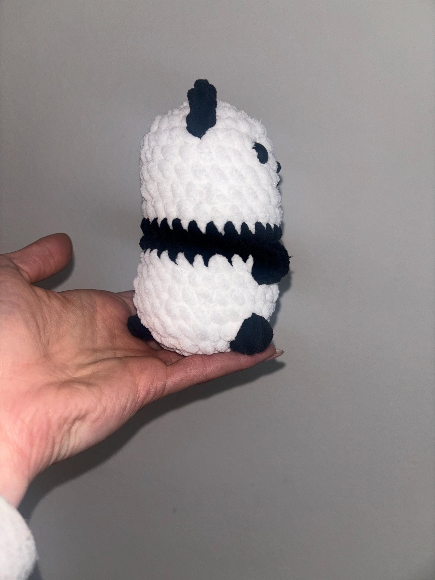 Panda Amigurumi Crochet Pattern | Cute No Sew Puff Stitch Panda Plush | Easy Beginner PDF Tutorial by DonnaLoops