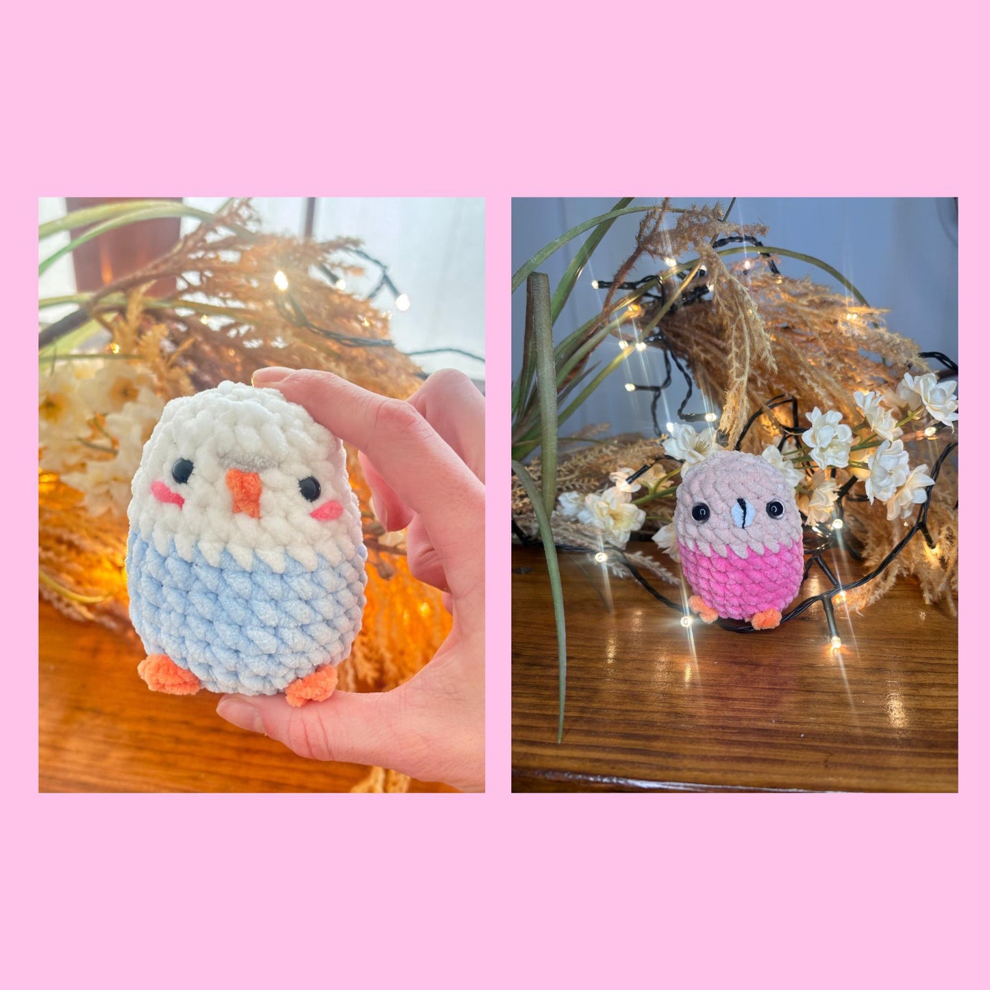 10‑in‑1 No Sew Bird Amigurumi Patterns – Beginner Crochet Bundle (Woodpecker, Budgie, Crow, Eagle, Seagull, Mallard, Chicken, Flamingo)