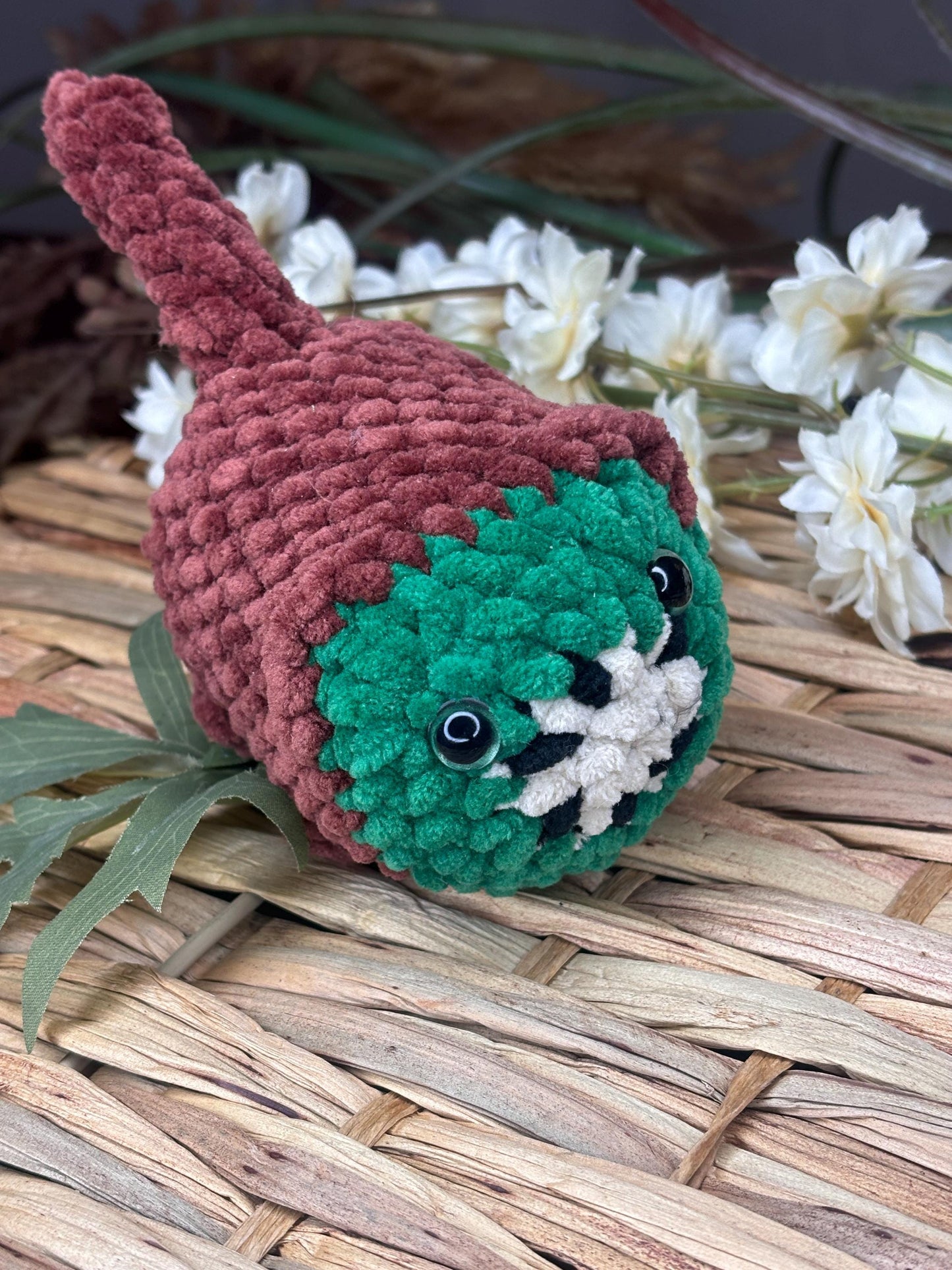 No Sew Kiwi Loaf Cat Crochet Pattern – Cute Kawaii Amigurumi Plushie – Easy Beginner Food Cat Tutorial – Crochet Plush Pattern