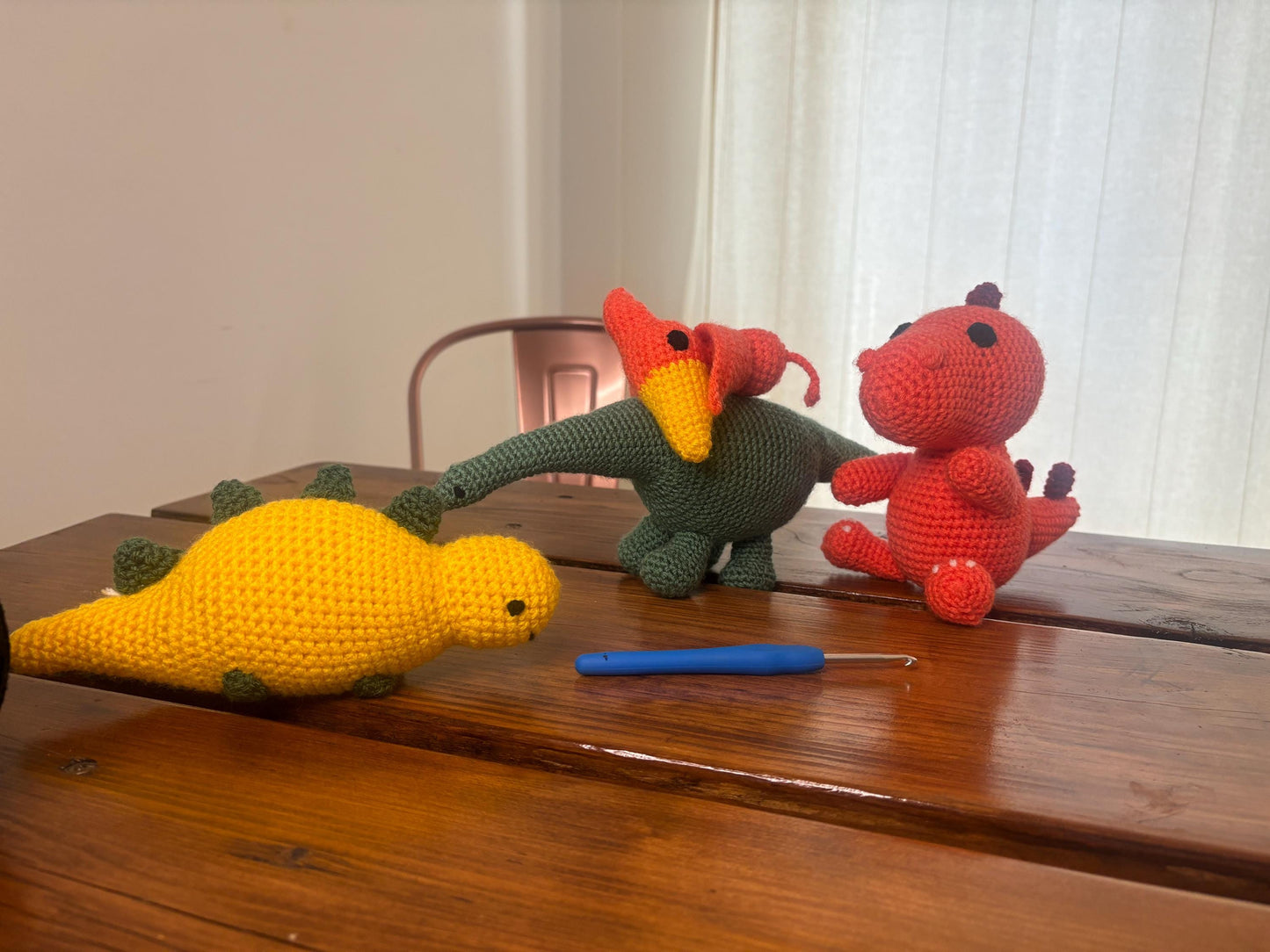 Dinosaur Crochet Pattern Bundle PDF – 4 Cute Amigurumi Plushies | Beginner Friendly Crochet Toy Patterns | DIY Dino Gift | Digital Download
