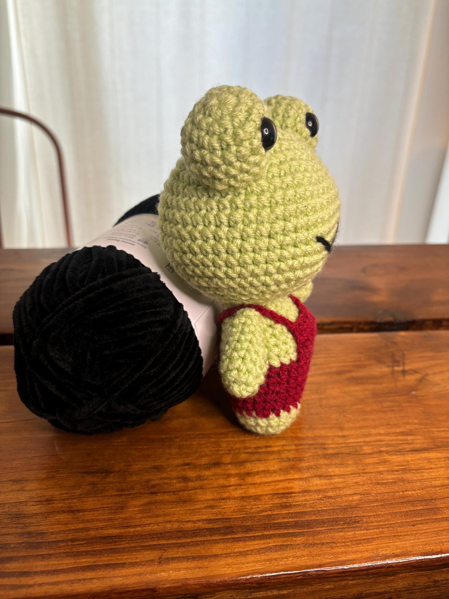 Cute Frog Plushie Crochet Pattern - Amigurumi Frog PDF Tutorial - Plush Frog Doll for Intermediate Crafters
