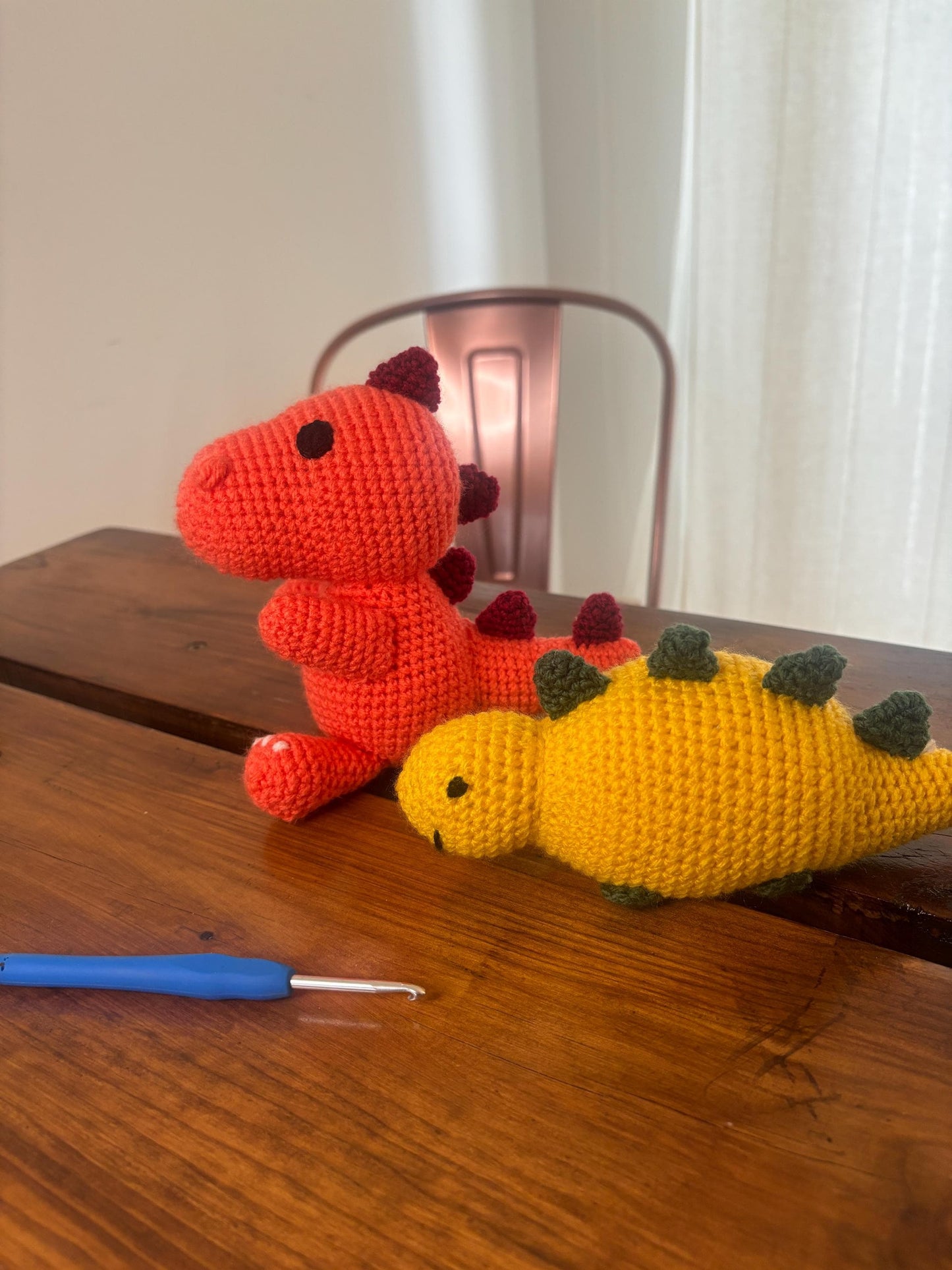 Dinosaur Crochet Pattern Bundle PDF – 4 Cute Amigurumi Plushies | Beginner Friendly Crochet Toy Patterns | DIY Dino Gift | Digital Download