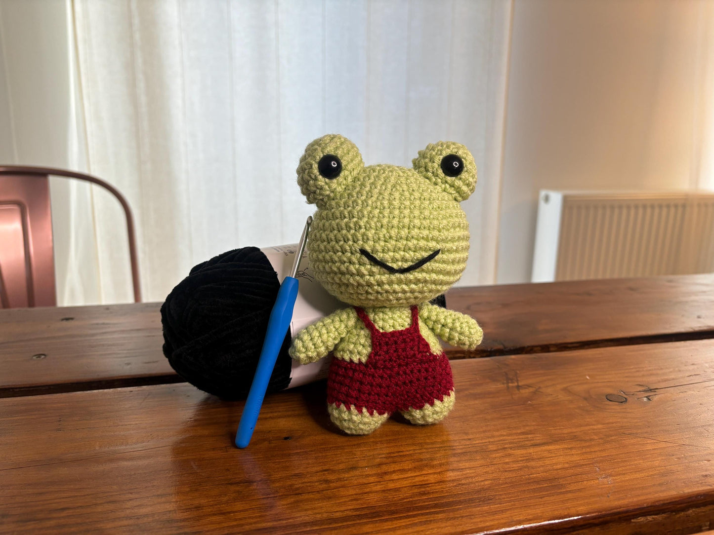 Cute Frog Plushie Crochet Pattern - Amigurumi Frog PDF Tutorial - Plush Frog Doll for Intermediate Crafters