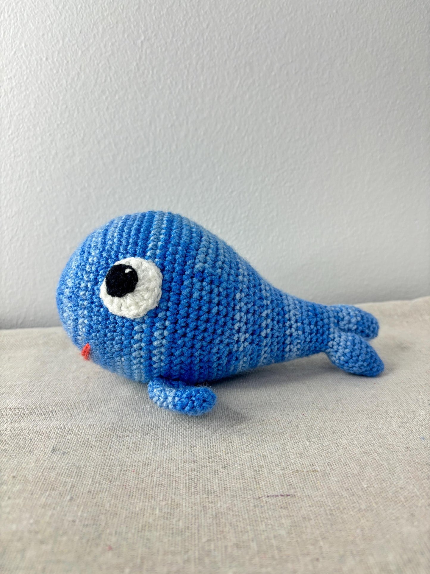 Whale Crochet Pattern PDF – Cute Amigurumi Sea Animal Plush – Beginner Friendly Crochet Toy – Stuffed Whale Tutorial – DIY Gift